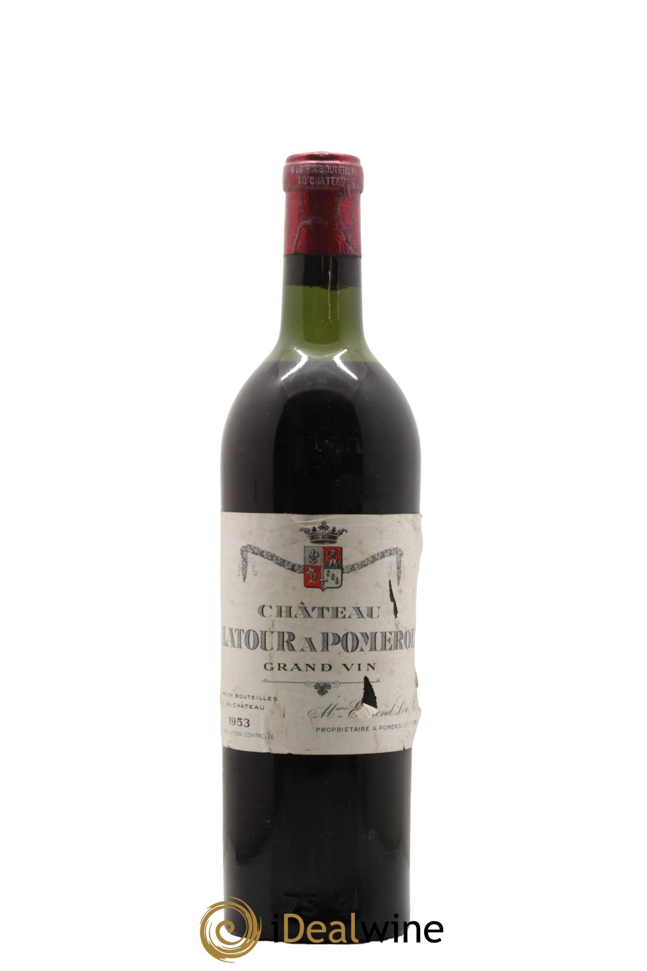 Château Latour à Pomerol 1953 - Lot de 1 bouteille - 0