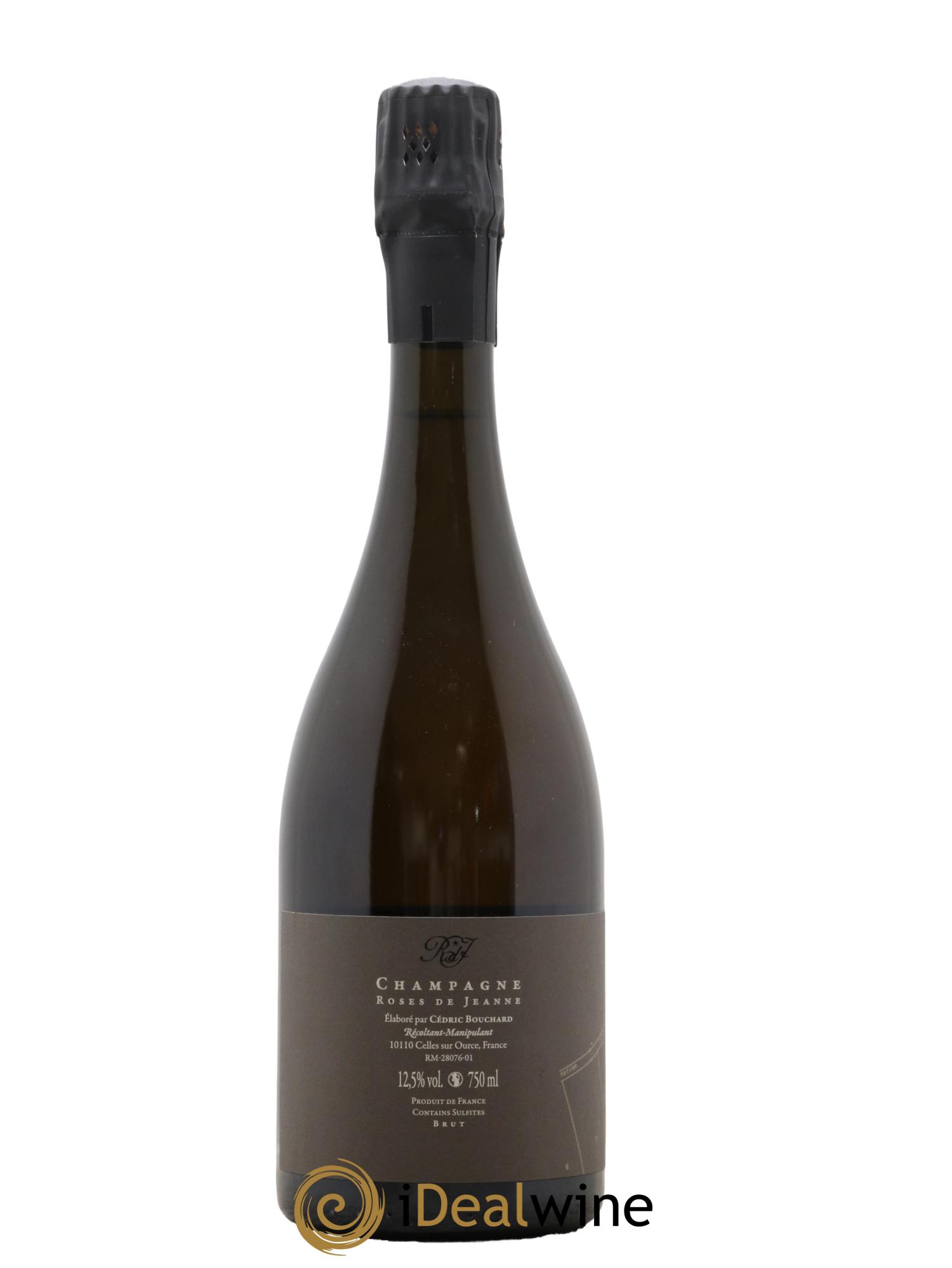 Roses de Jeanne Côte de Val Vilaine Blanc de Noirs Cédric Bouchard 2020 - Lot de 1 bouteille - 1