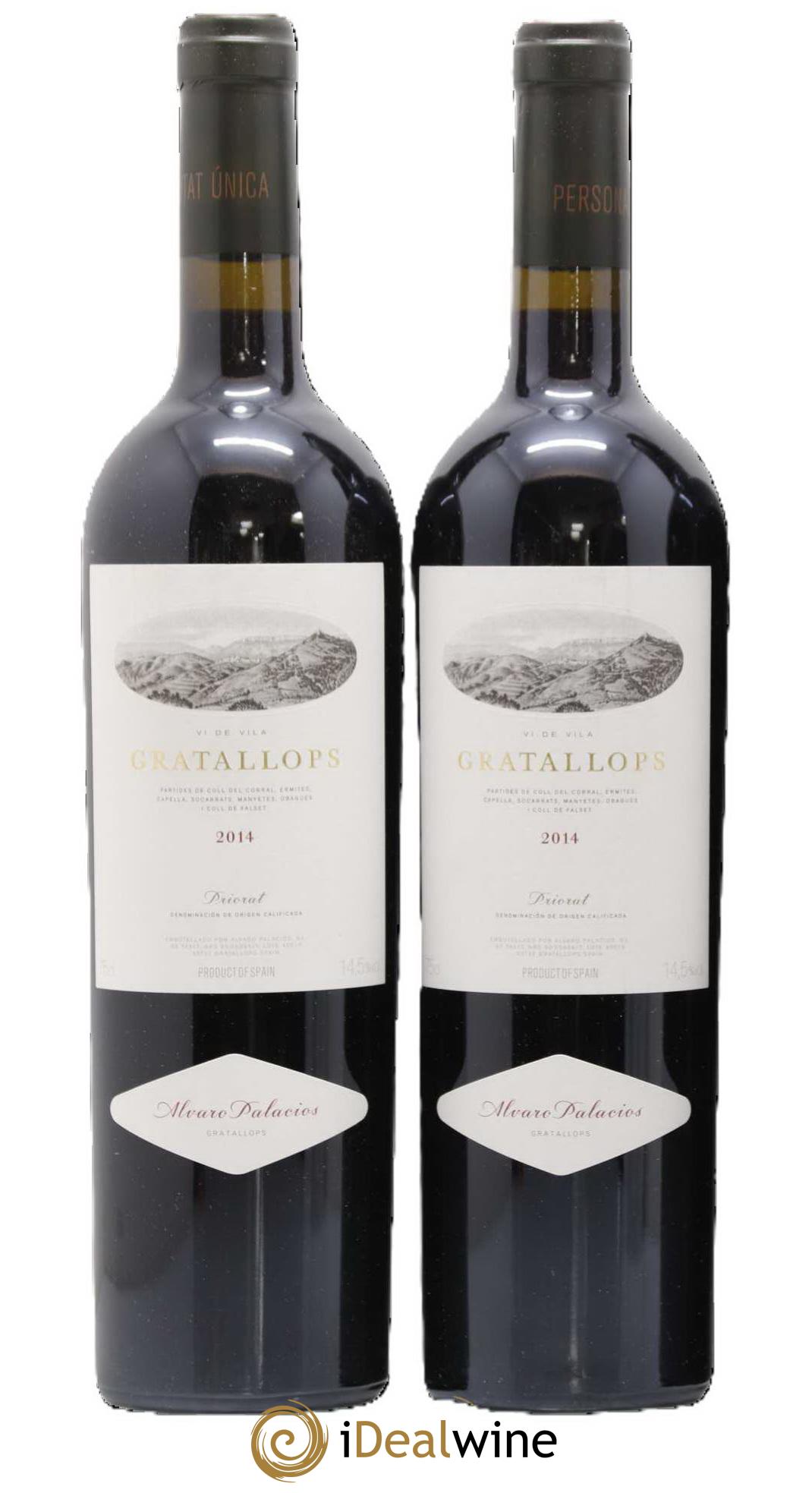 Priorat DOCa Alvaro Palacios Vi de Vila Gratallops  2014 - Lot of 2 bottles - 0