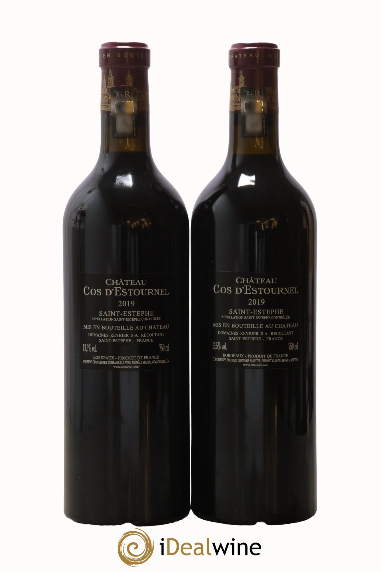 Cos d'Estournel 2ème Grand Cru Classé 2019 - Lot de 2 bouteilles - 1