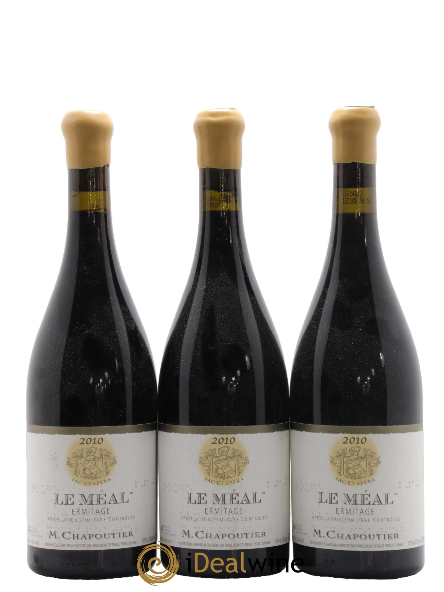 Hermitage Ermitage Le Méal Chapoutier 2010 - Lot of 6 bottles - 3