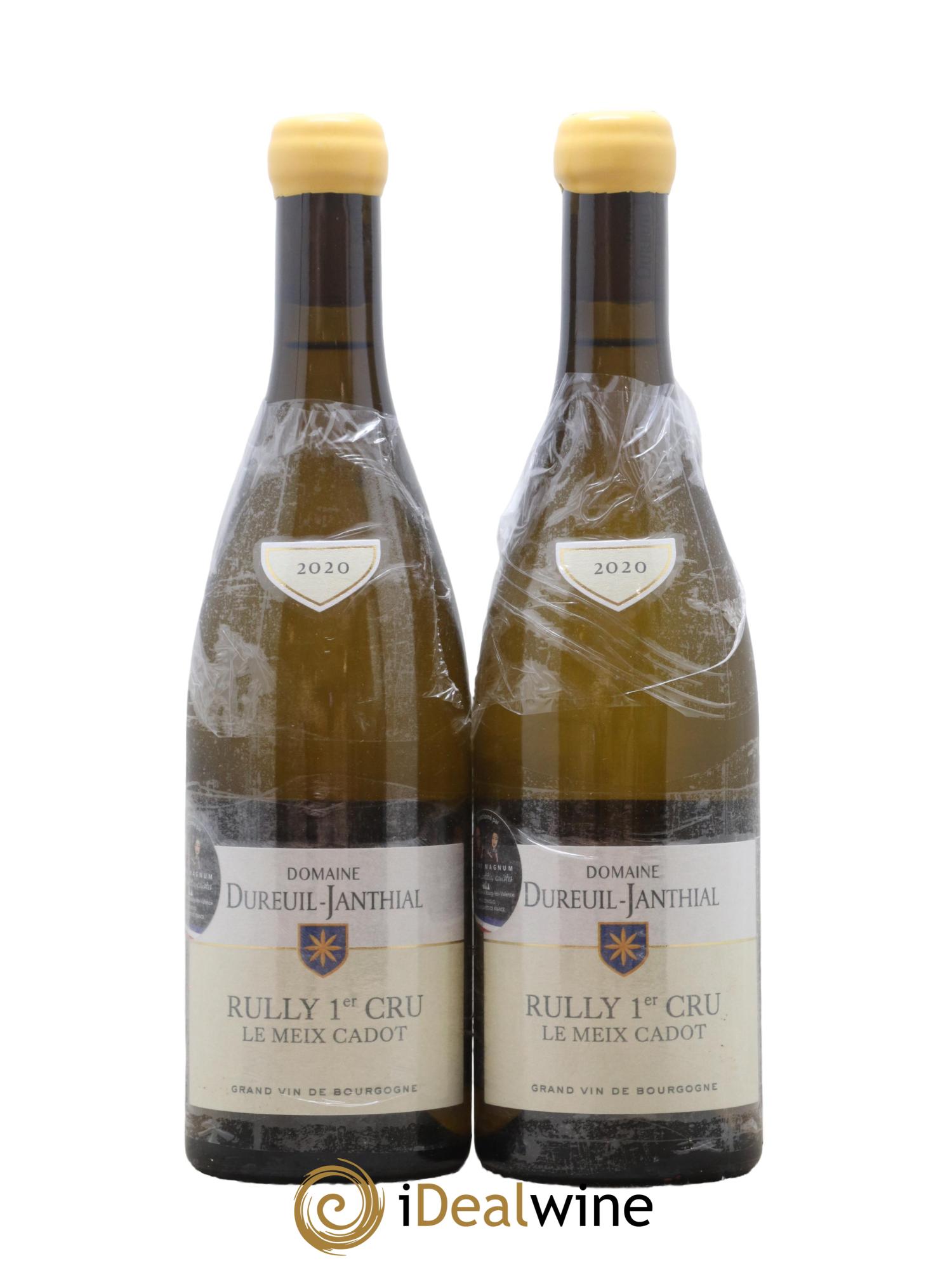 Rully 1er Cru Le Meix Cadot Vincent Dureuil-Janthial 2020 - Lot de 2 bouteilles - 0