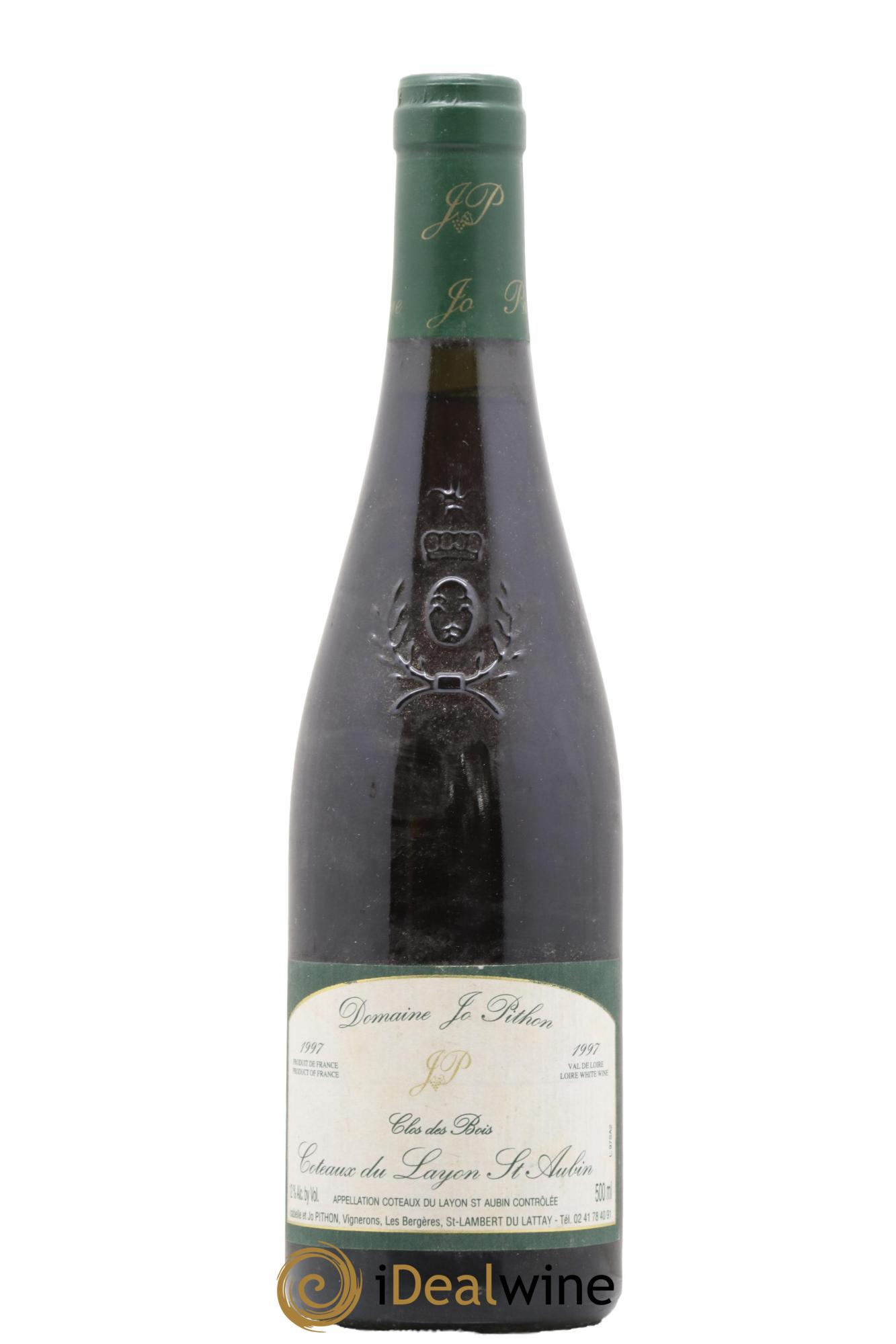 Coteaux du Layon Clos Des Bois Pithon 1997 - Lot de 1 format 50cl - 0