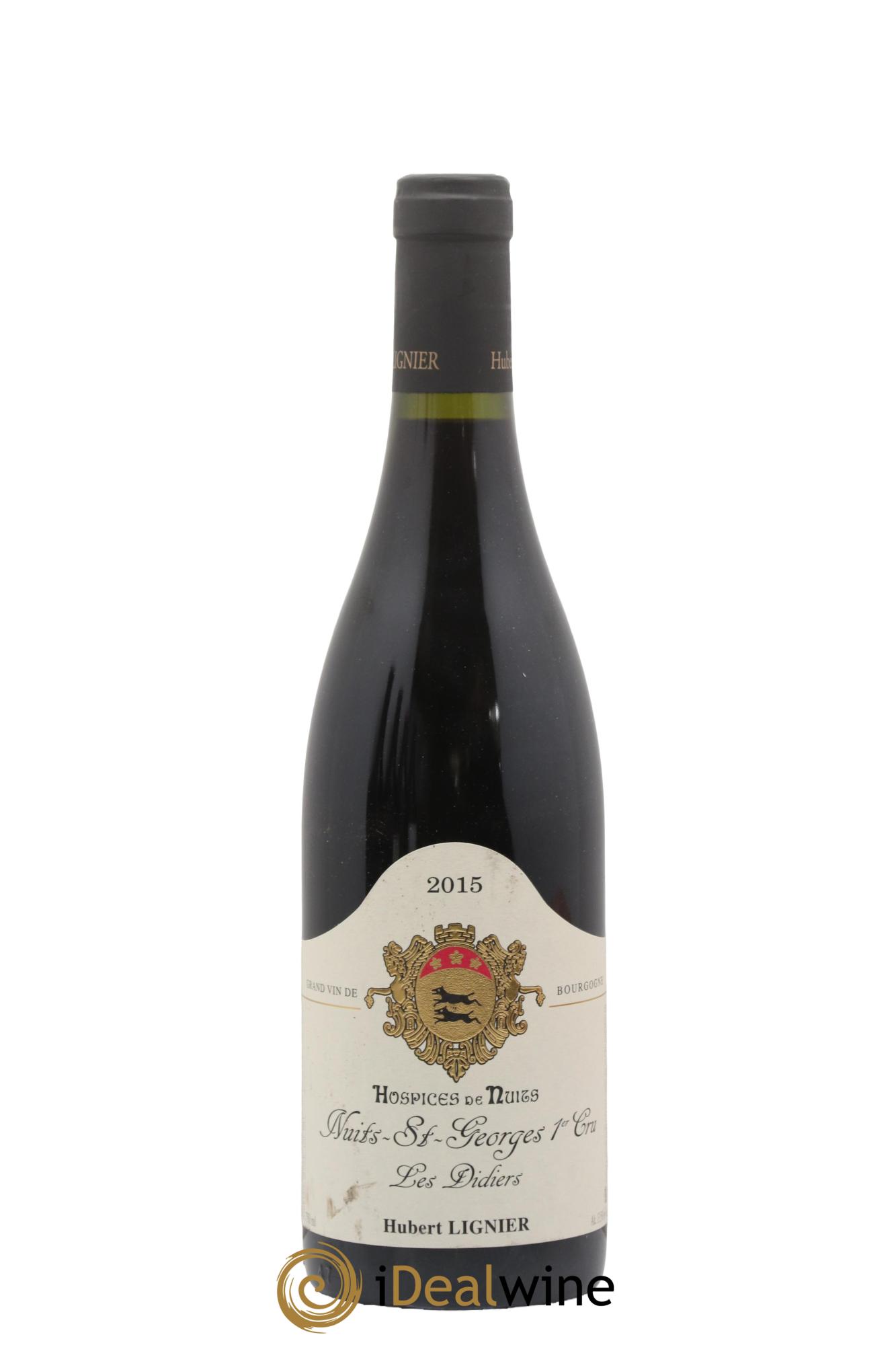 Nuits-Saint-Georges 1er Cru Les Didiers Hospices de Nuits Hubert Lignier (Domaine) 2015 - Lotto di 1 bottiglia - 0