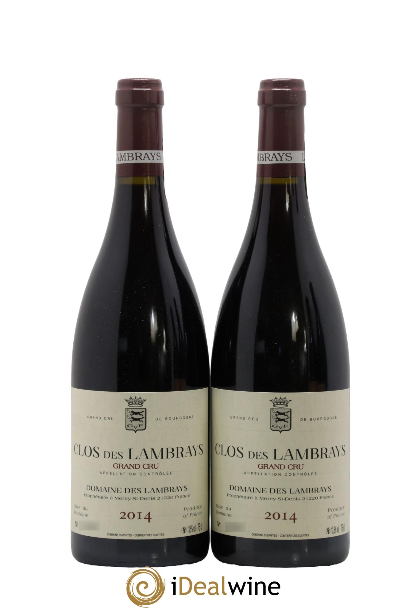 Clos des Lambrays Grand Cru Domaine des Lambrays  2014 - Lotto di 2 bottiglie - 0