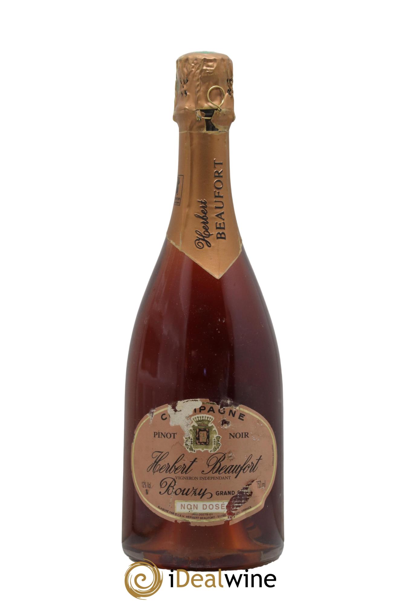 Champagne - Bouzy Grand Cru Non Dosé Herbert Beaufort - Lot de 1 bouteille - 0