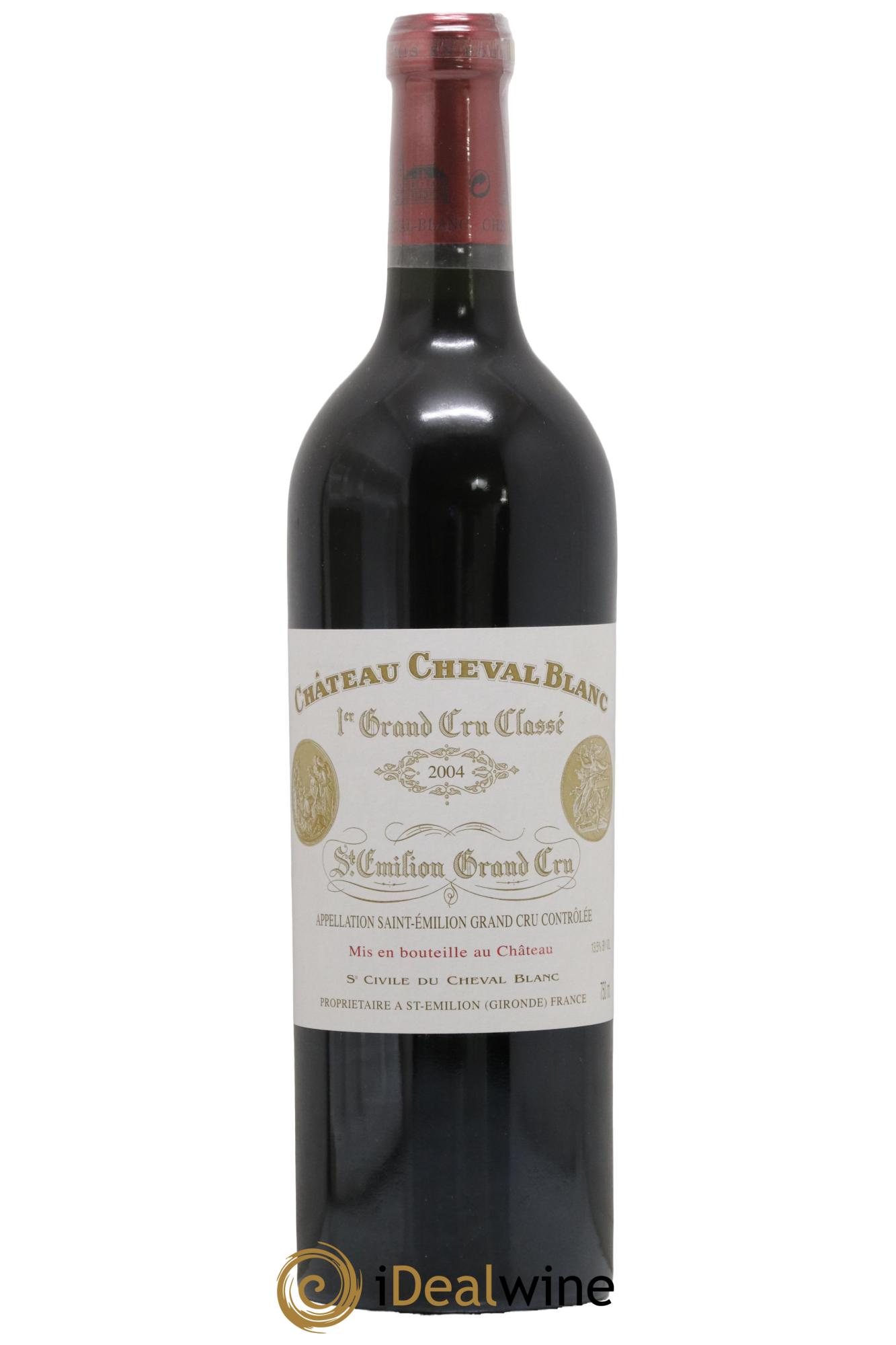 Château Cheval Blanc 1er Grand Cru Classé A 2004 - Lot of 1 bottle - 0