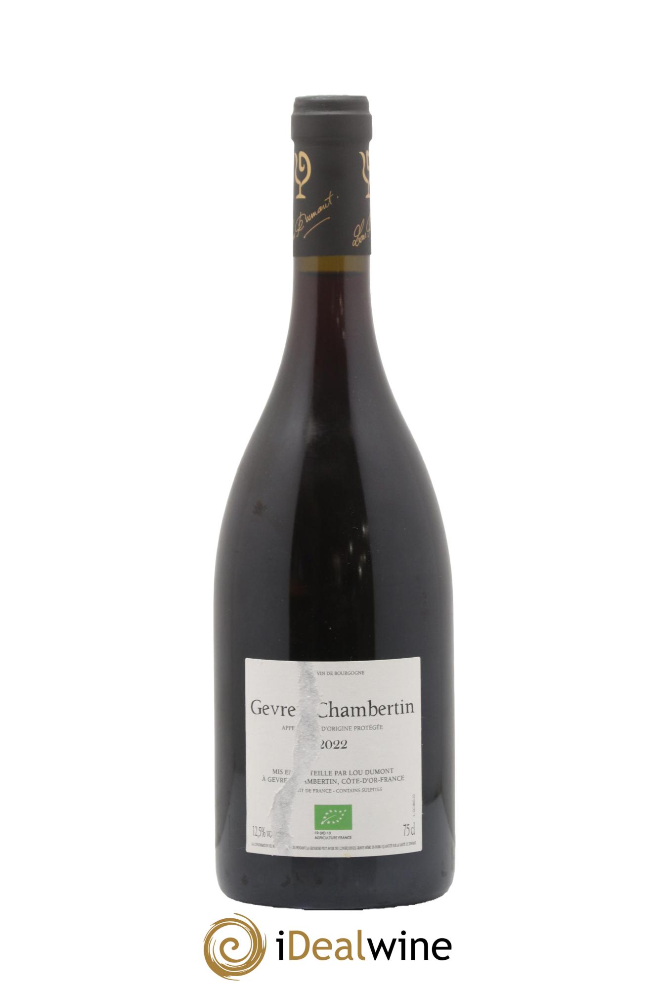 Gevrey-Chambertin Lou Dumont 2022 - Posten von 1 Flasche - 1