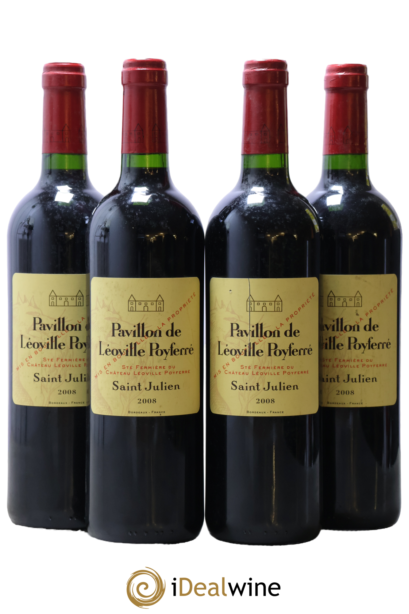 Pavillon de Poyferré Second Vin 2008 - Lot de 4 bouteilles - 0
