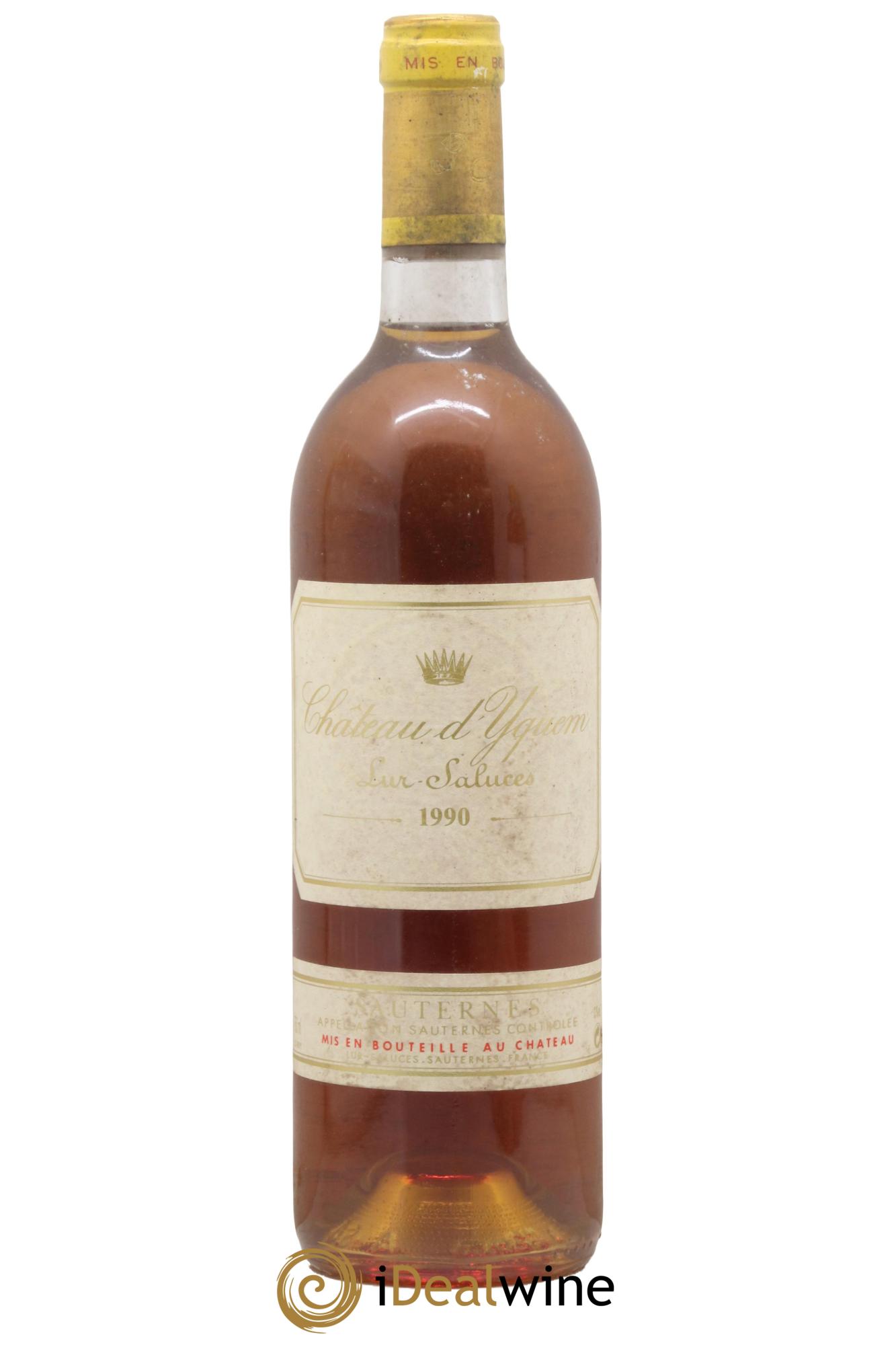 Château d' Yquem 1er Cru Classé Supérieur 1990 - Lot de 1 bouteille - 0