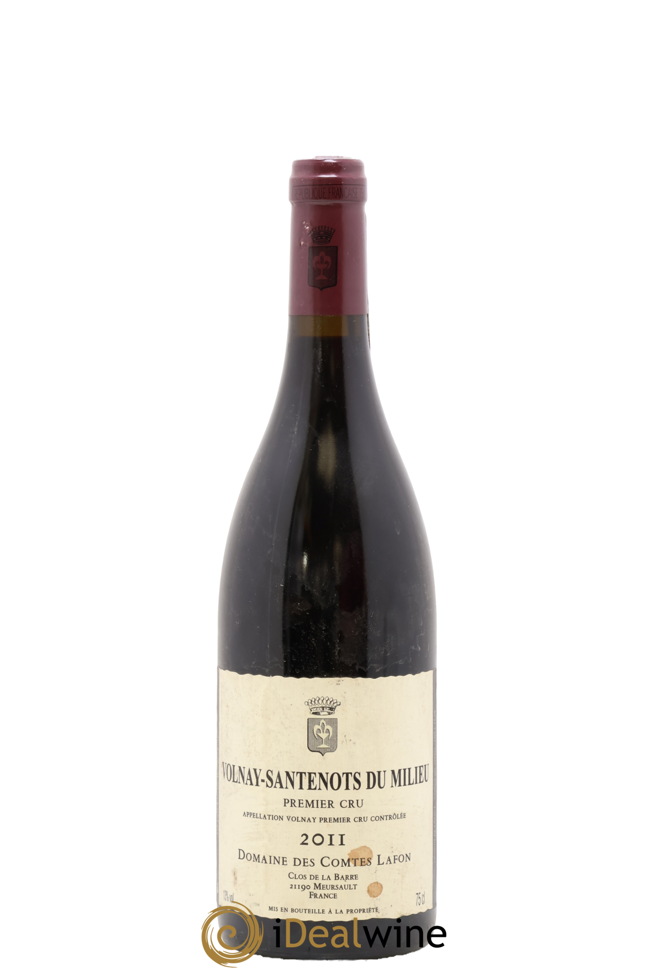 Volnay 1er Cru Santenots du Milieu Comtes Lafon (Domaine des) 2011 - Lot de 1 bouteille - 0