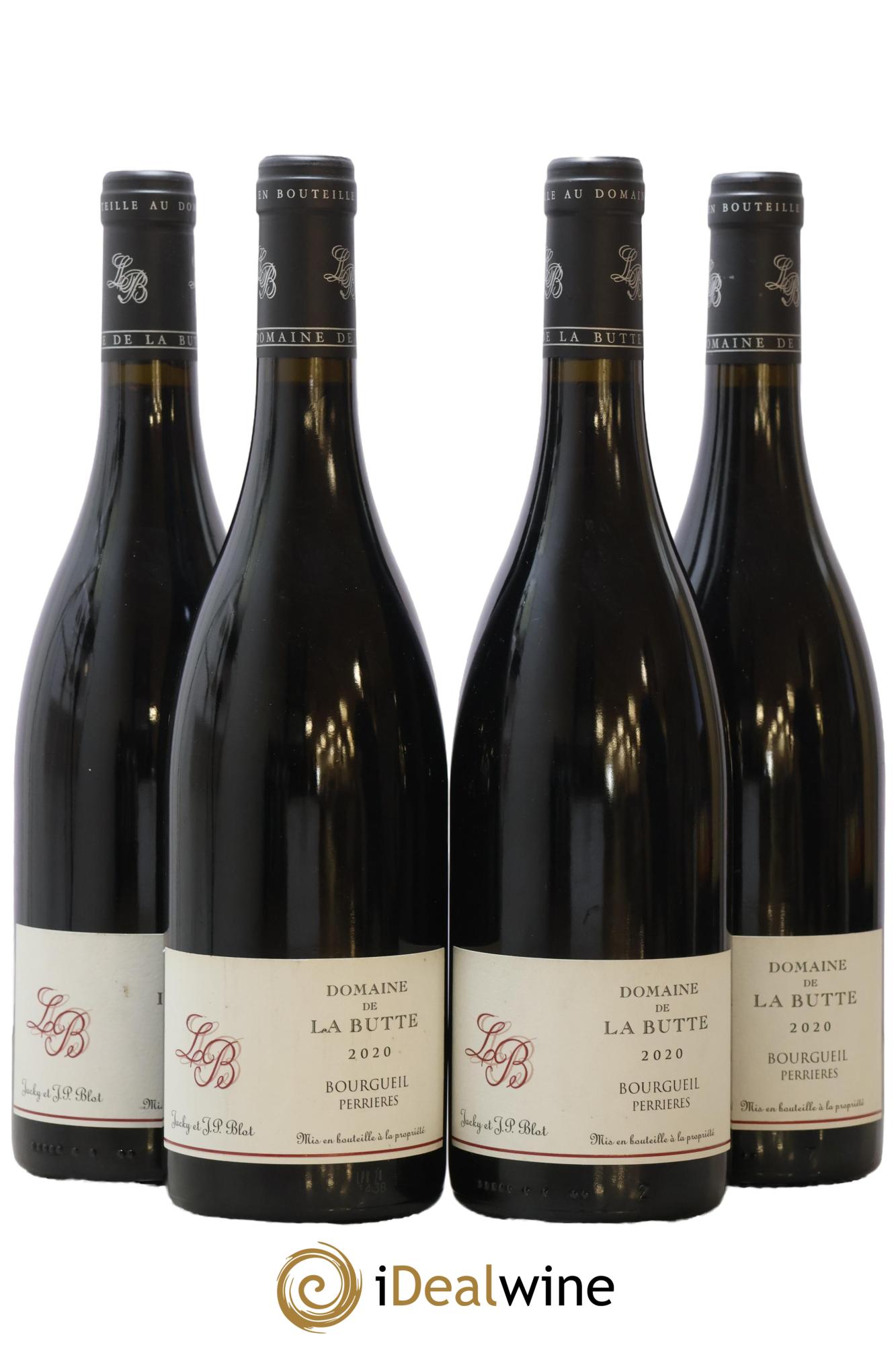 Bourgueil Perrières Domaine de La Butte - Jacky Blot 2020 - Lot de 4 bouteilles - 0