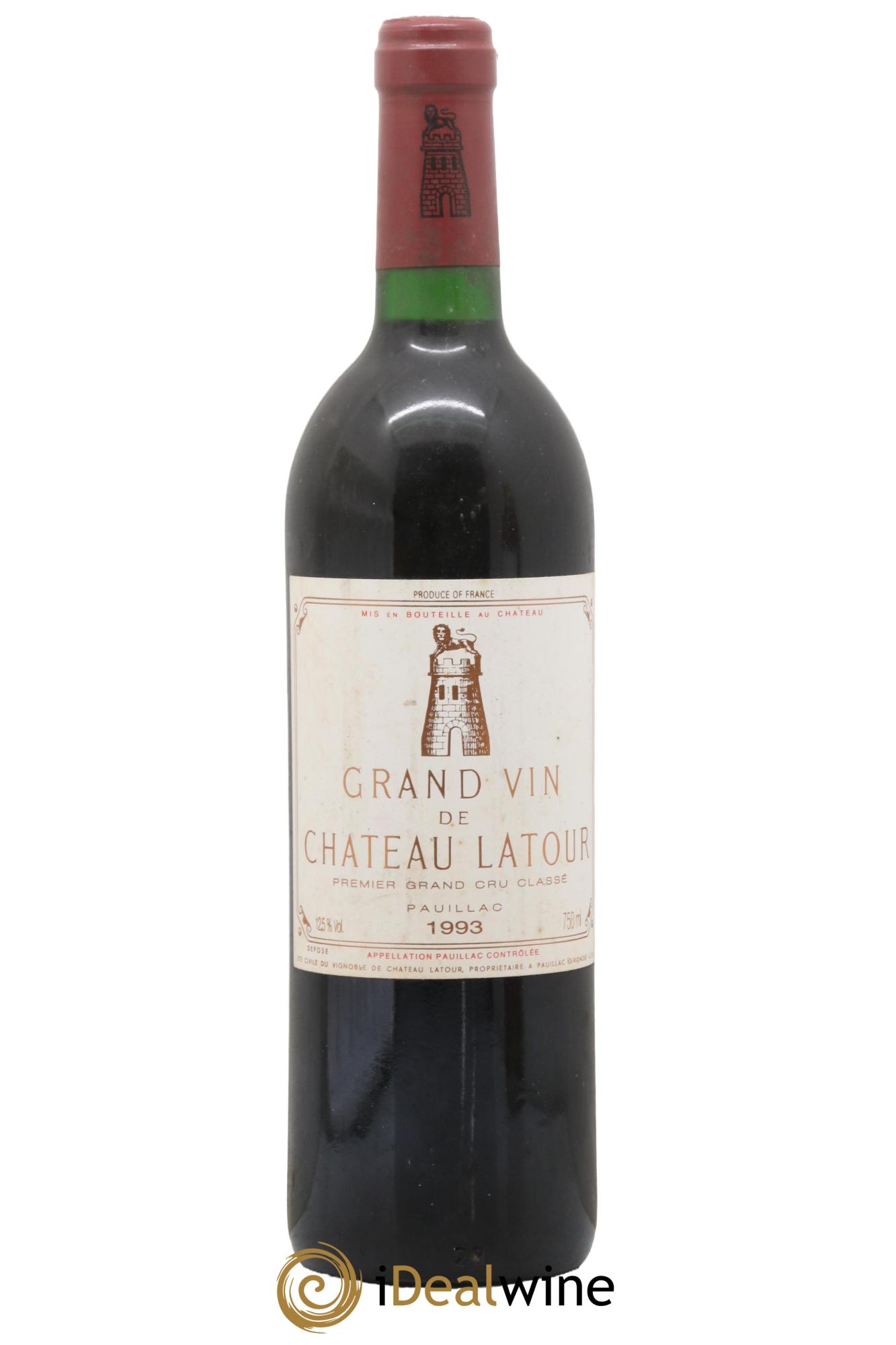 Château Latour 1er Grand Cru Classé 1993 - Lot of 1 bottle - 0