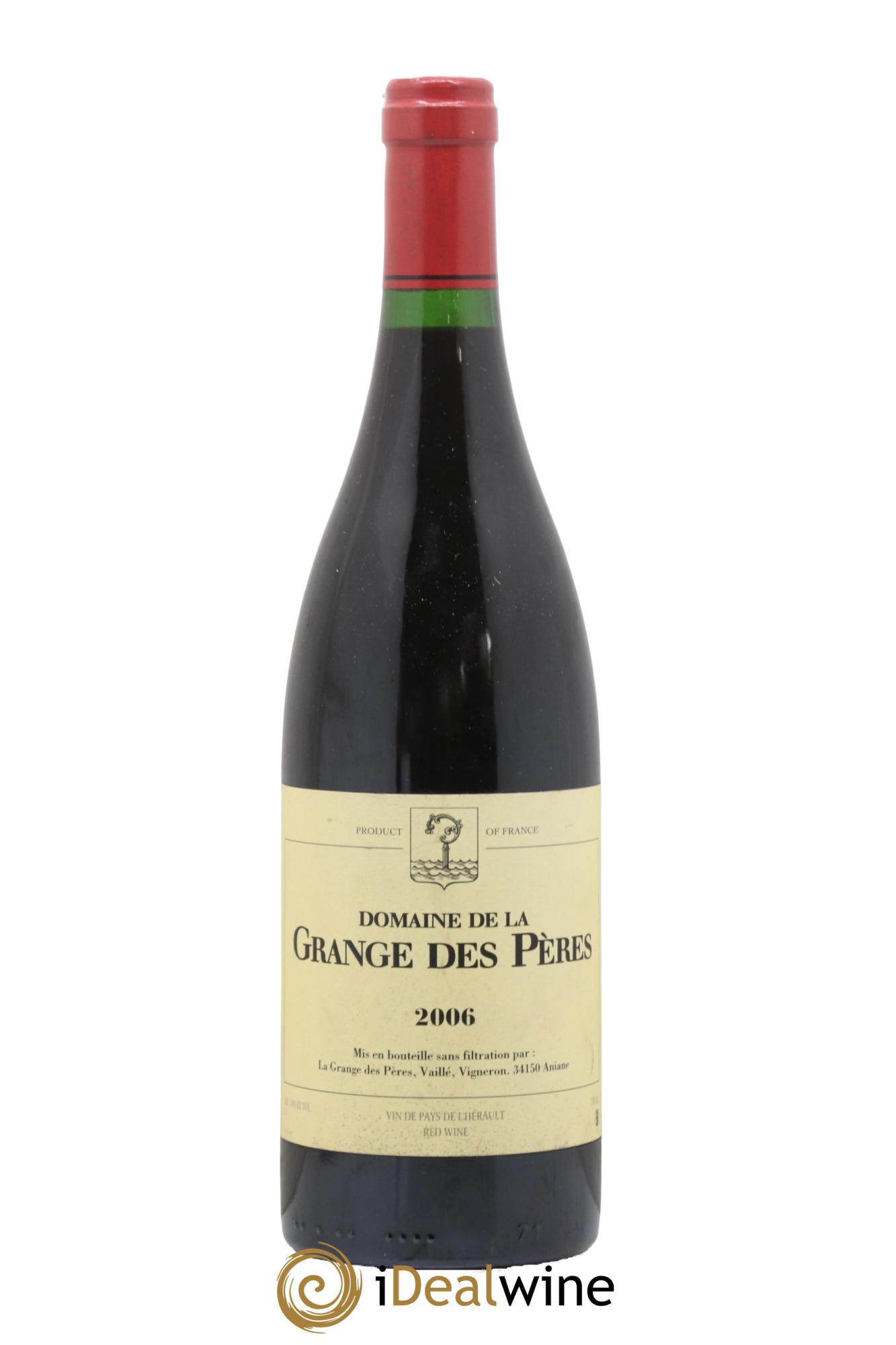 Pays d'Hérault Grange des Pères Laurent Vaillé 2006 - Lot de 1 bouteille - 0
