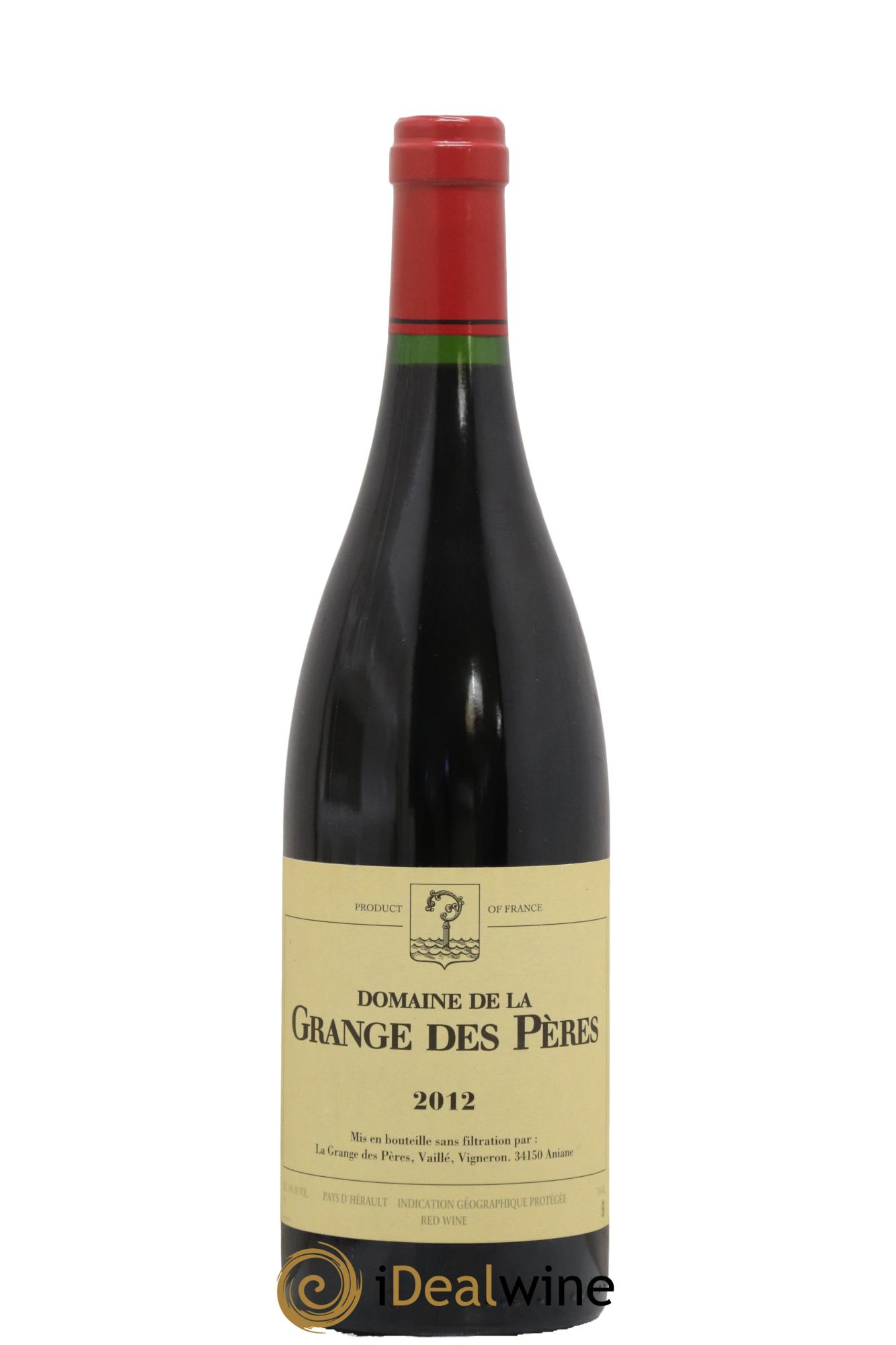 Pays d'Hérault Grange des Pères Laurent Vaillé 2012 - Lot de 1 bouteille - 0
