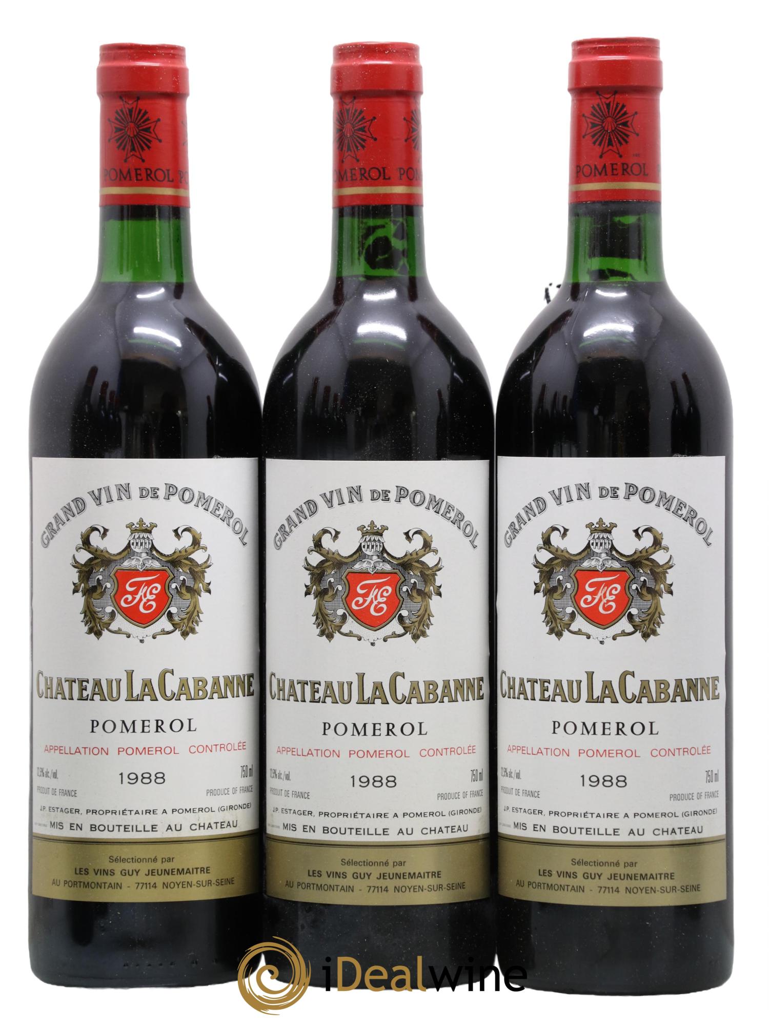 Château la Cabanne 1988 - Lot de 12 bouteilles - 2