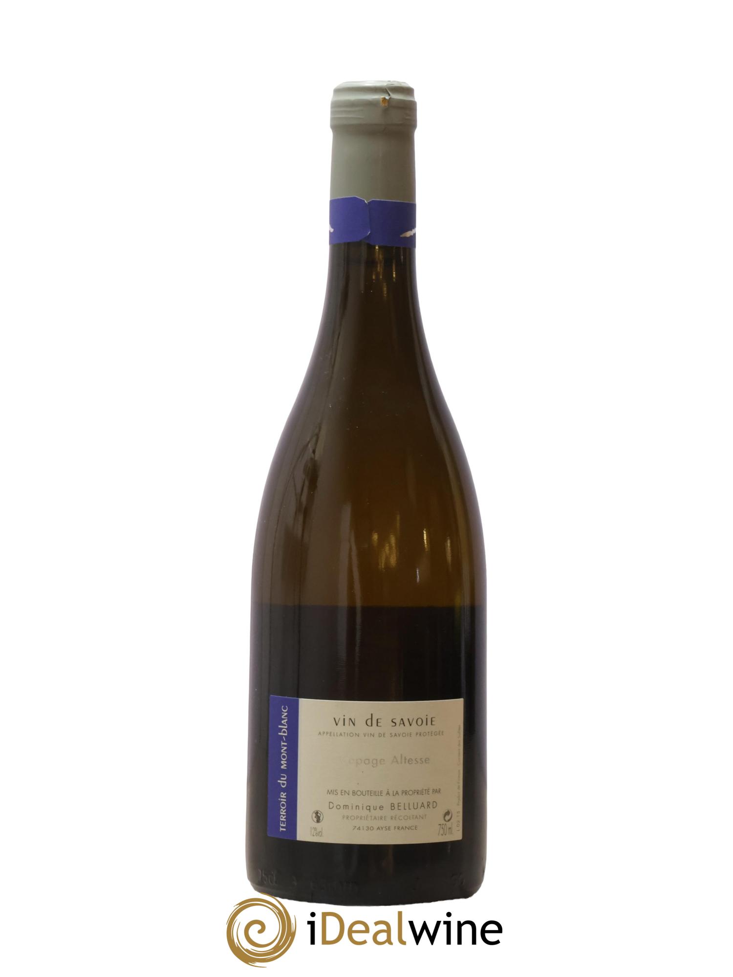 Vin de France Les Grandes Jorasses Domaine Belluard 2015 - Lot de 1 bouteille - 1