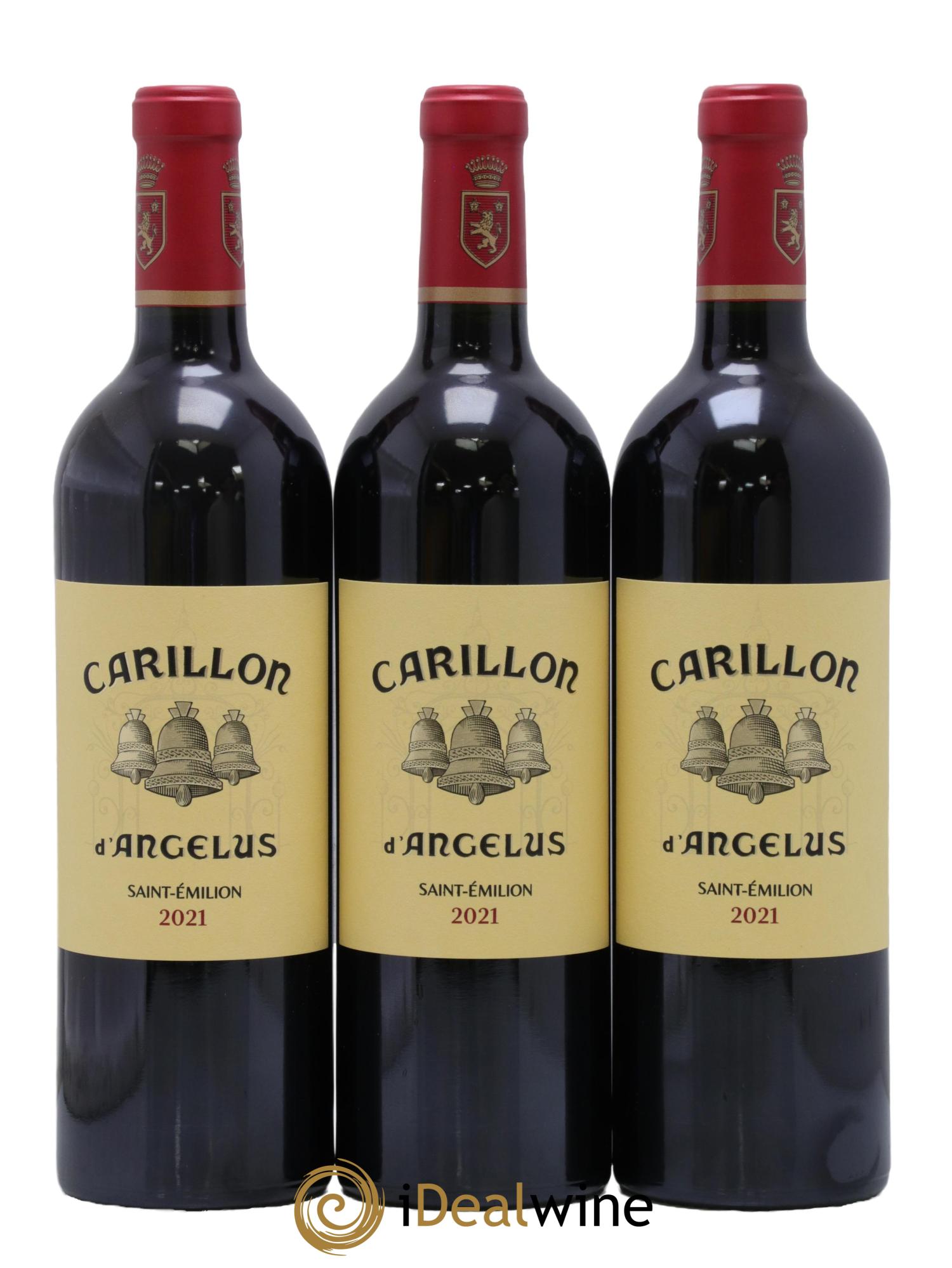 Le Carillon de l'Angélus Second Vin  2021 - Lot of 3 bottles - 0