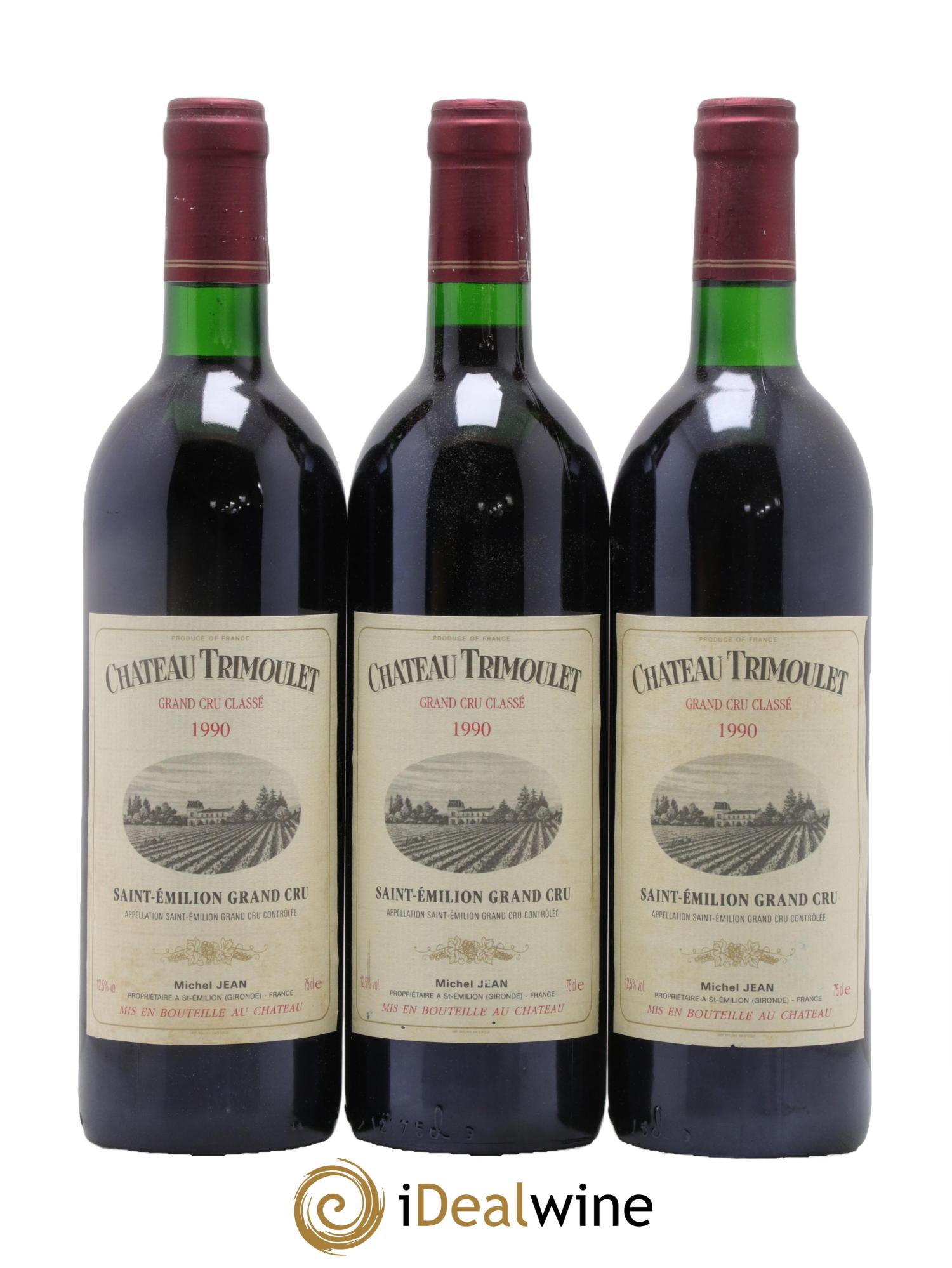 Château Trimoulet 1990 - Lot de 6 bouteilles - 1
