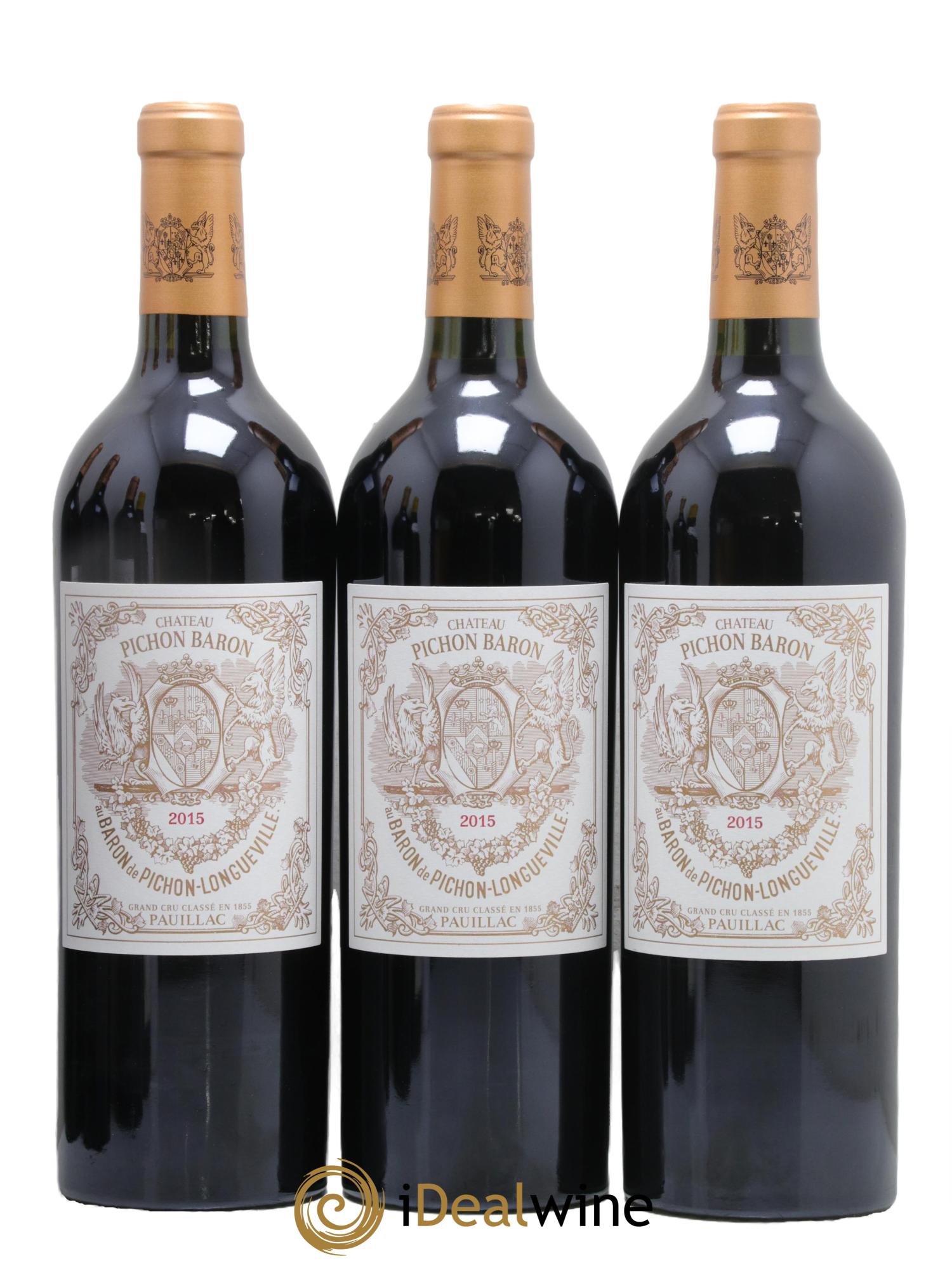 Pichon Longueville Baron 2ème Grand Cru Classé 2015 - Lot de 6 bouteilles - 1