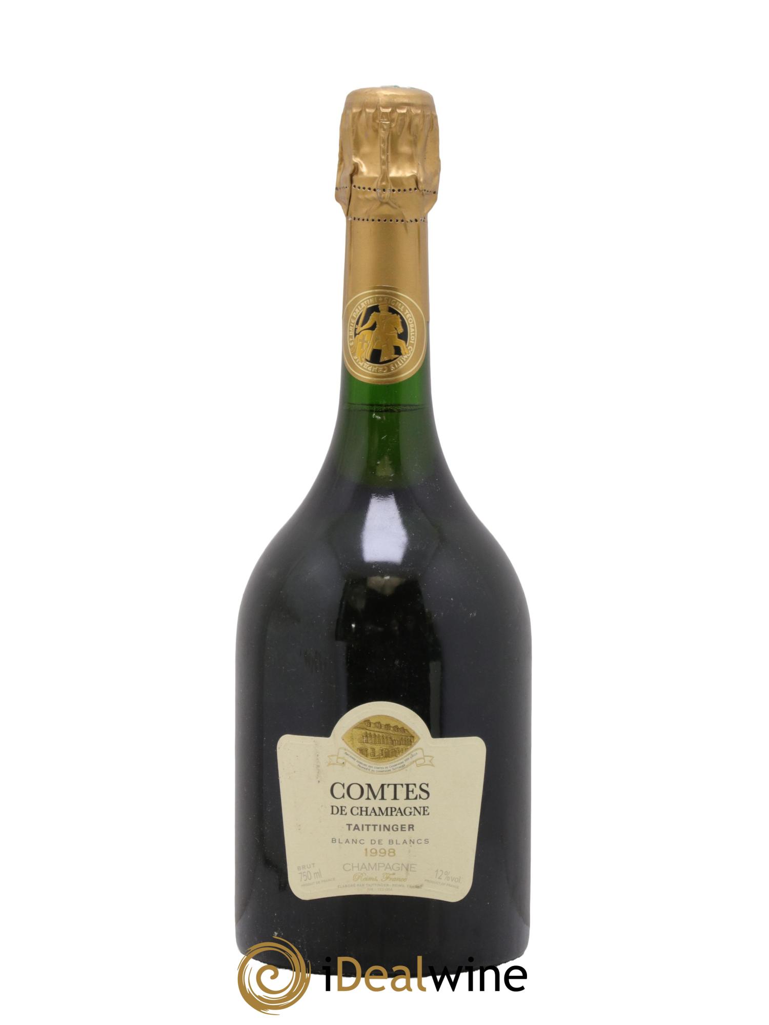 Comtes de Champagne Taittinger 1998 - Lot de 1 bouteille - 0