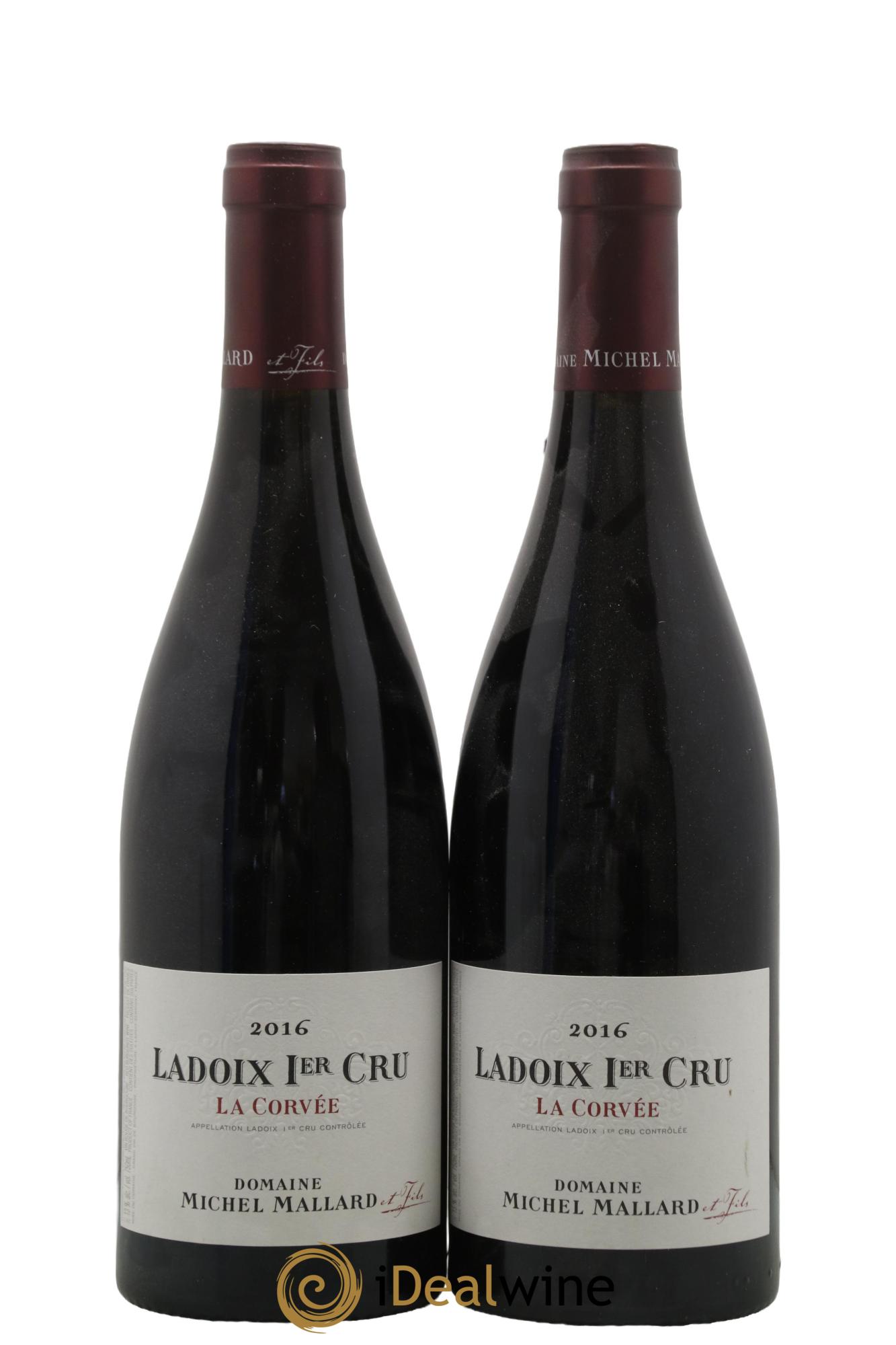 Ladoix 1er Cru La Corvee Domaine Michel Mallard Fils 2016 - Lot de 2 bouteilles - 0