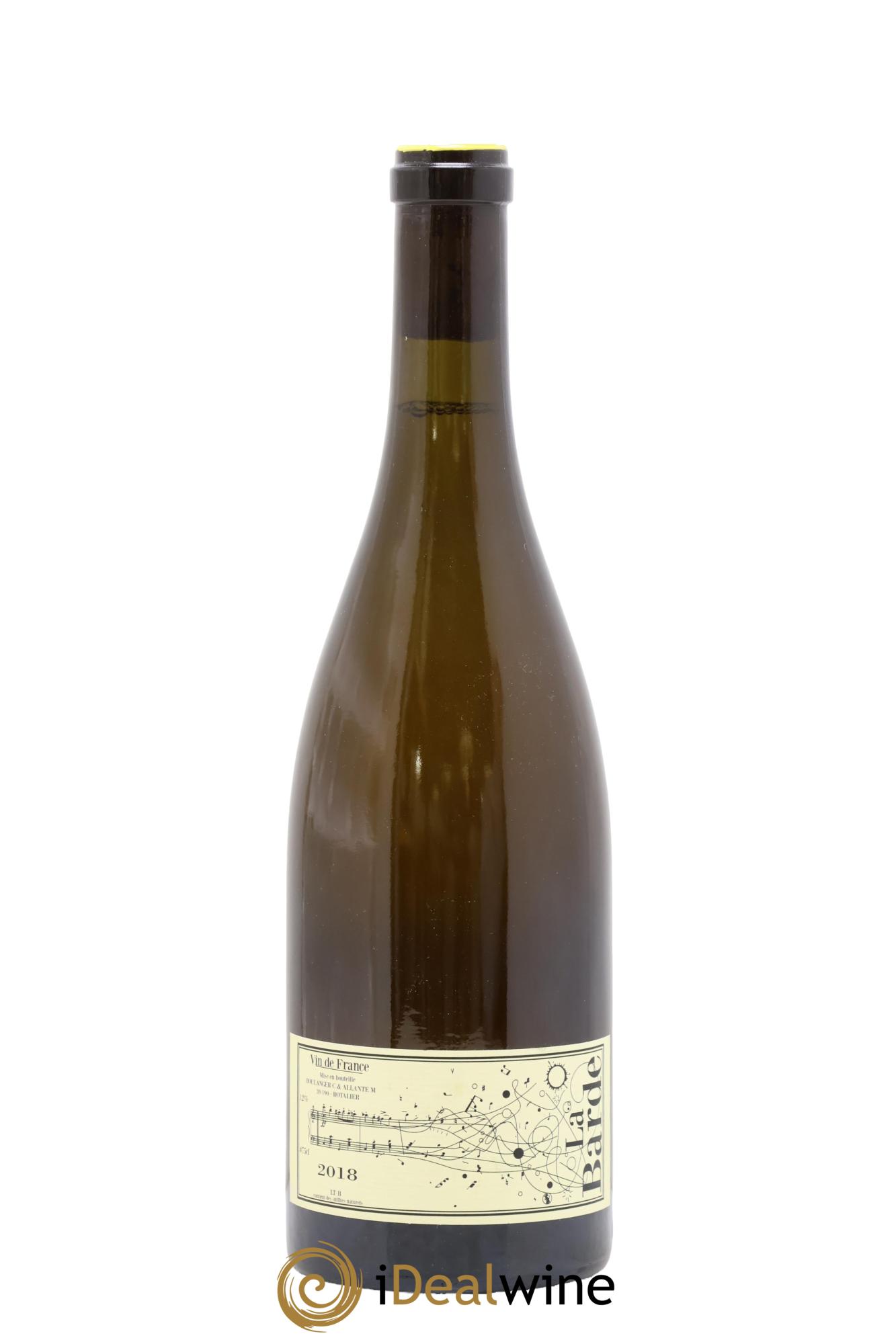Vin de France La Barde Allante Boulanger 2018 - Lot de 1 bouteille - 0