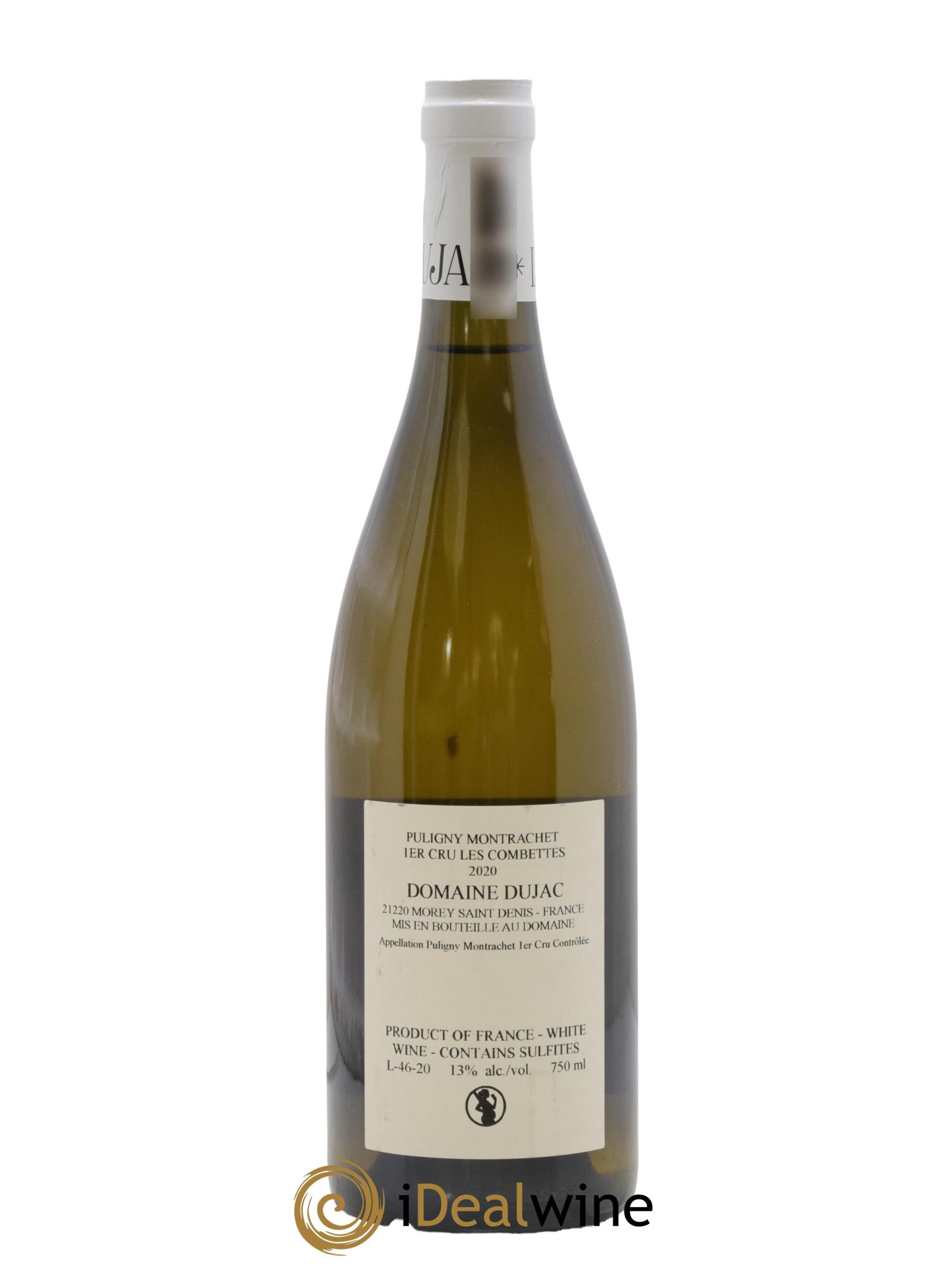 Puligny-Montrachet 1er Cru Les Combettes Dujac (Domaine) 2020 - Lot de 1 bouteille - 1