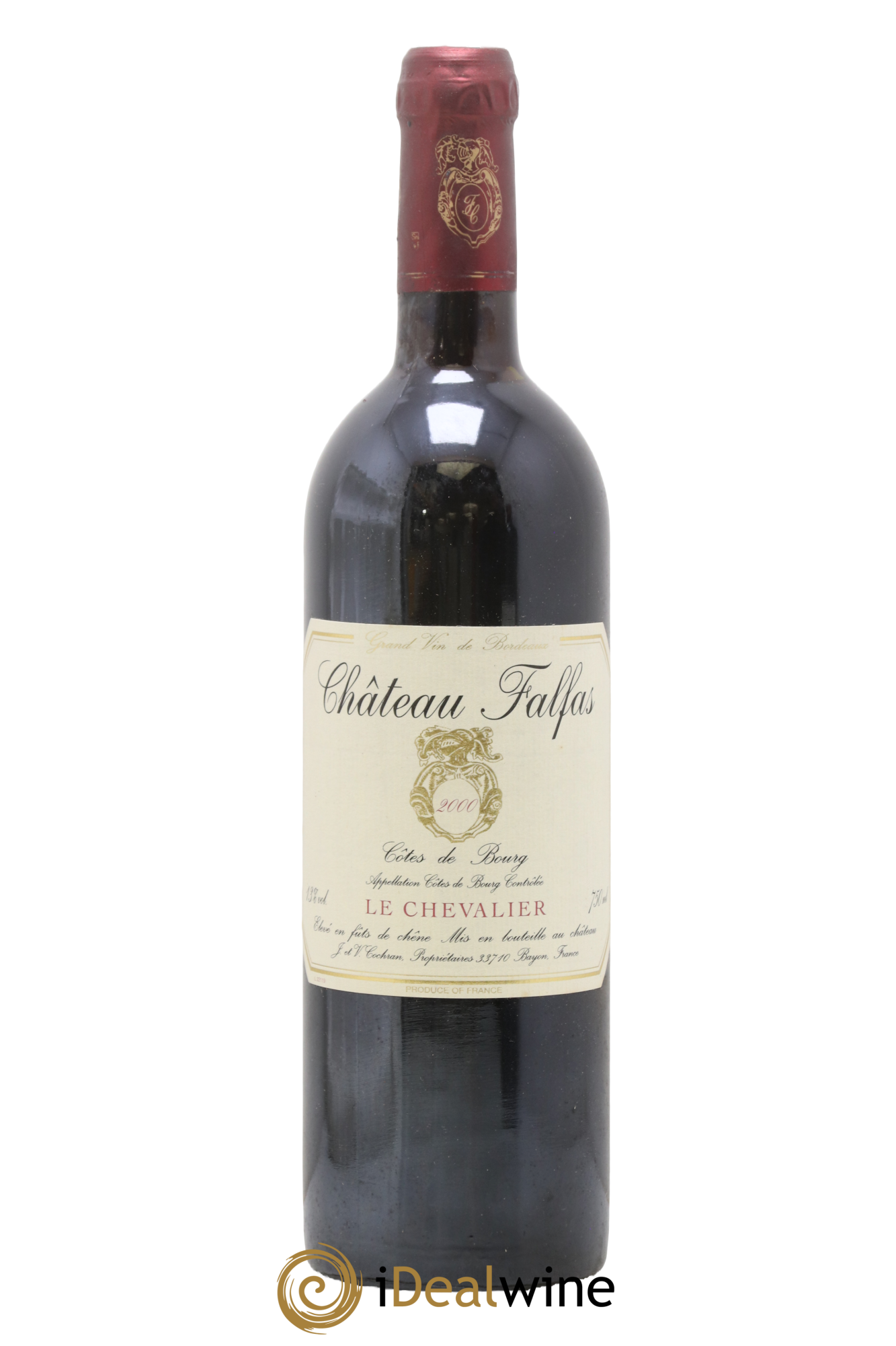 Côtes de Bourg Le Chevalier Château Falfas 2000 - Lot of 1 bottle - 0