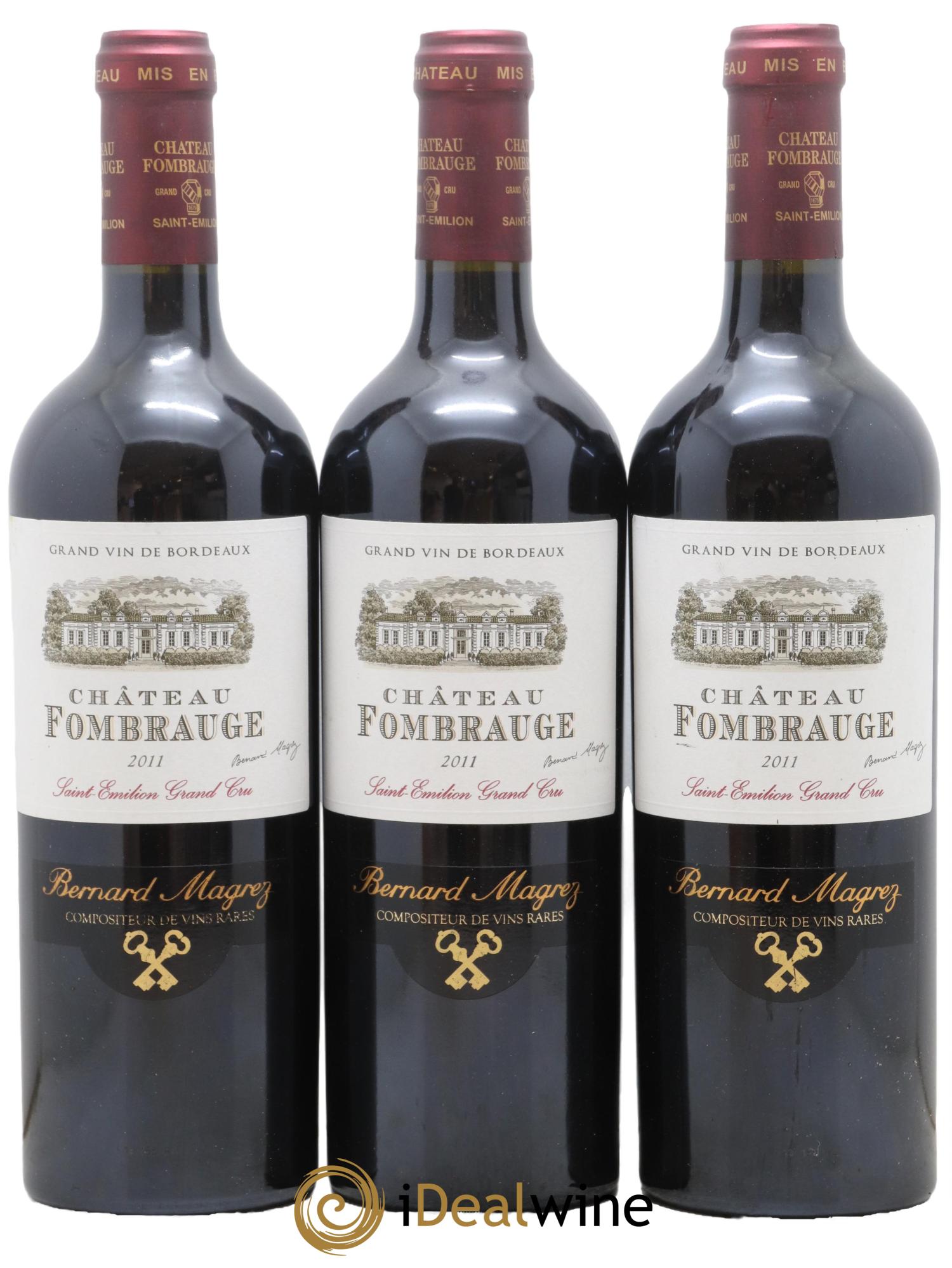 Château Fombrauge Grand Cru Classé 2011 - Lot de 3 bouteilles - 0