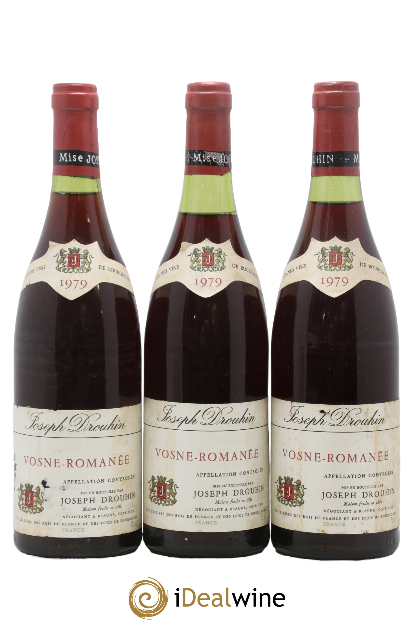Vosne-Romanée Joseph Drouhin 1979 - Lot de 3 bouteilles - 0