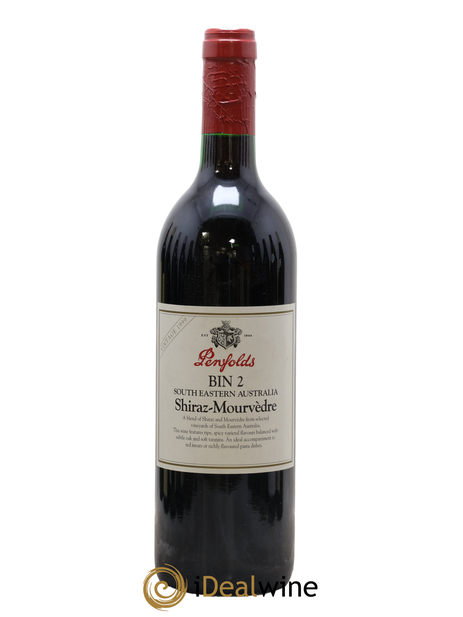Australie South Eastern Australia Grange Bin 2 Shiraz Mourvèdre Penfolds 1999 - Posten von 1 Flasche - 0