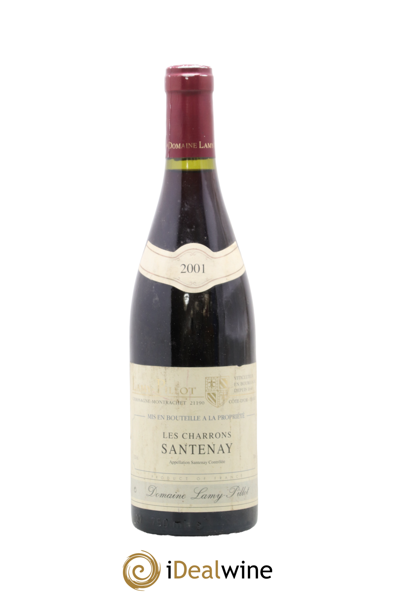 Santenay En Charron Lamy-Pillot 2001 - Lot de 1 bouteille - 0