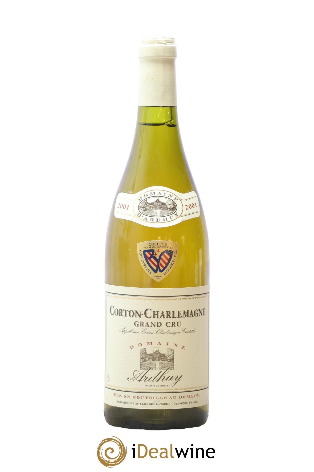 Corton-Charlemagne Grand Cru Ardhuy (Domaine d') 2001 - Lot de 1 bouteille - 0