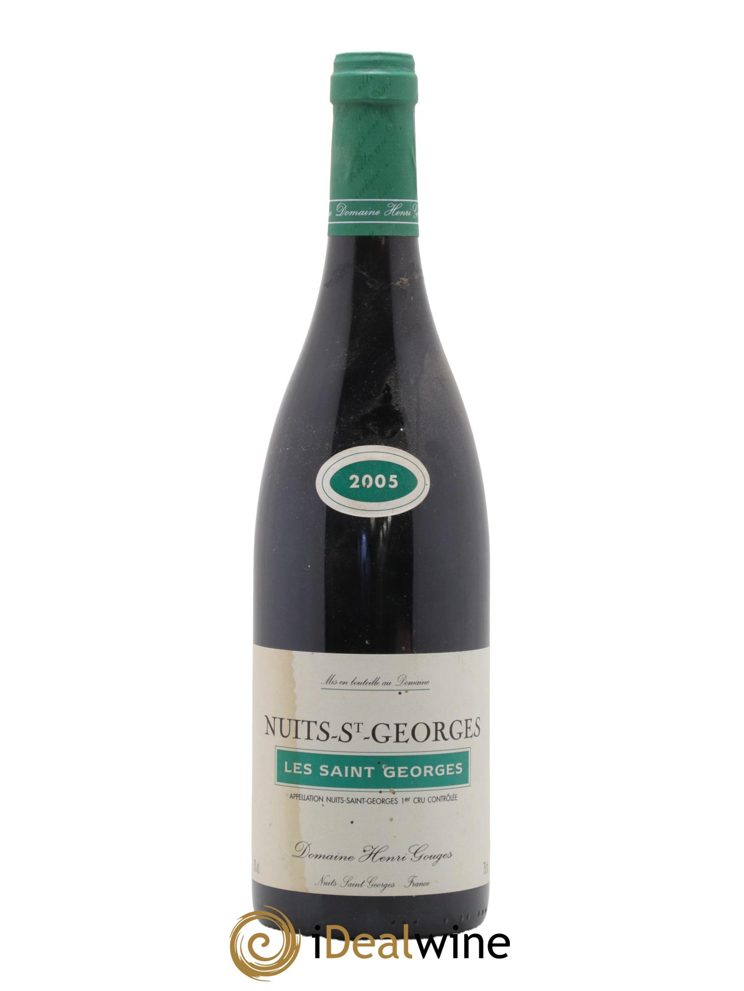 Nuits-Saint-Georges 1er Cru Les Saints Georges Henri Gouges 2005 - Posten von 1 Flasche - 0
