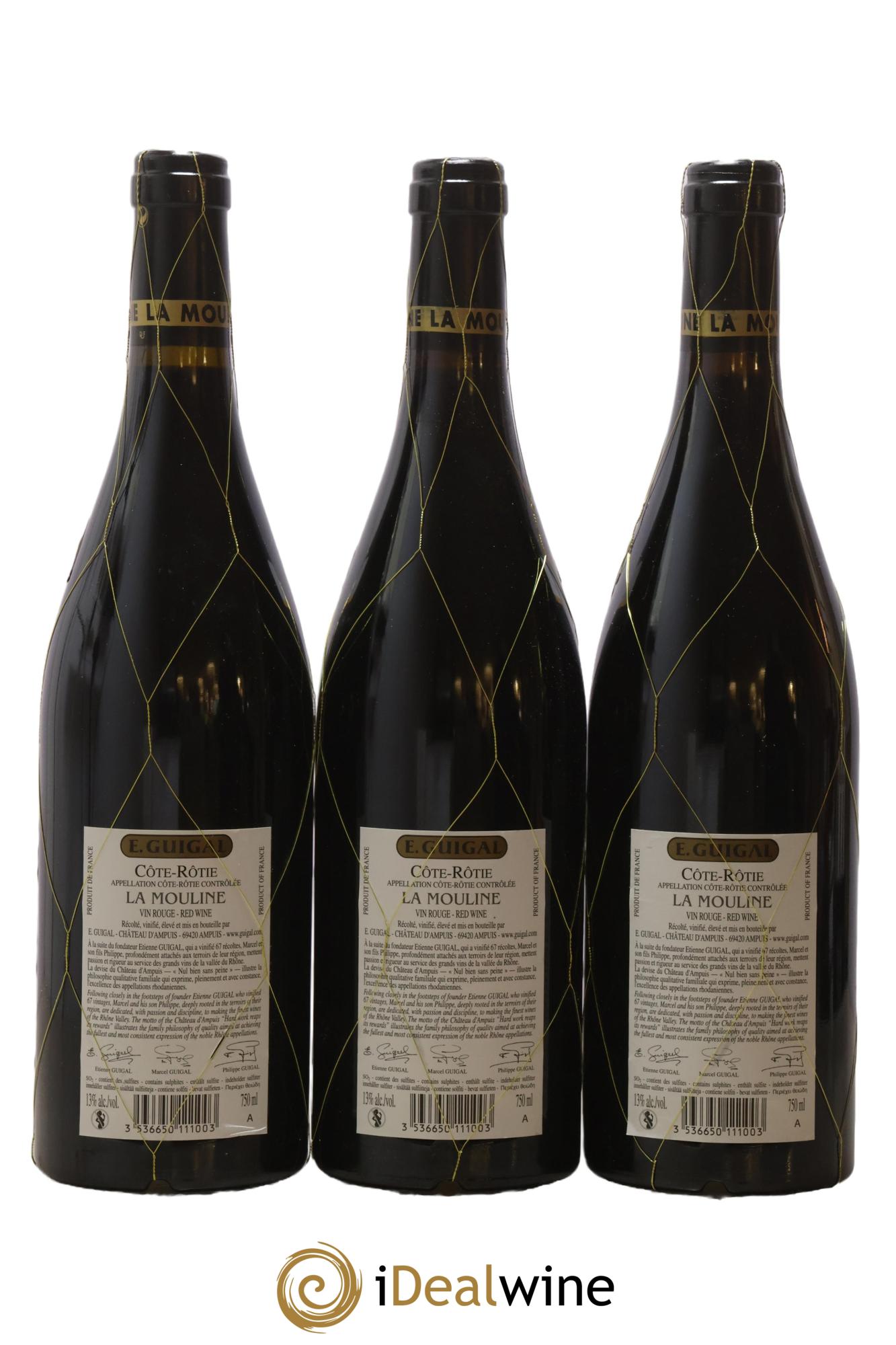 Côte-Rôtie La Mouline Guigal 2009 - Lot de 6 bouteilles - 4