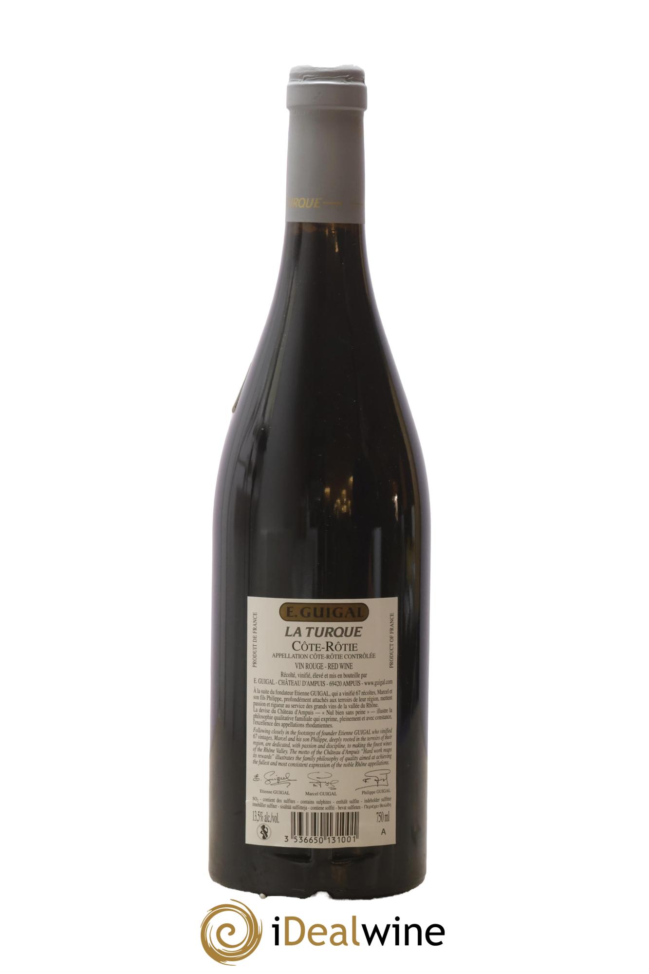 Côte-Rôtie La Turque Guigal 2016 - Posten von 1 Flasche - 1