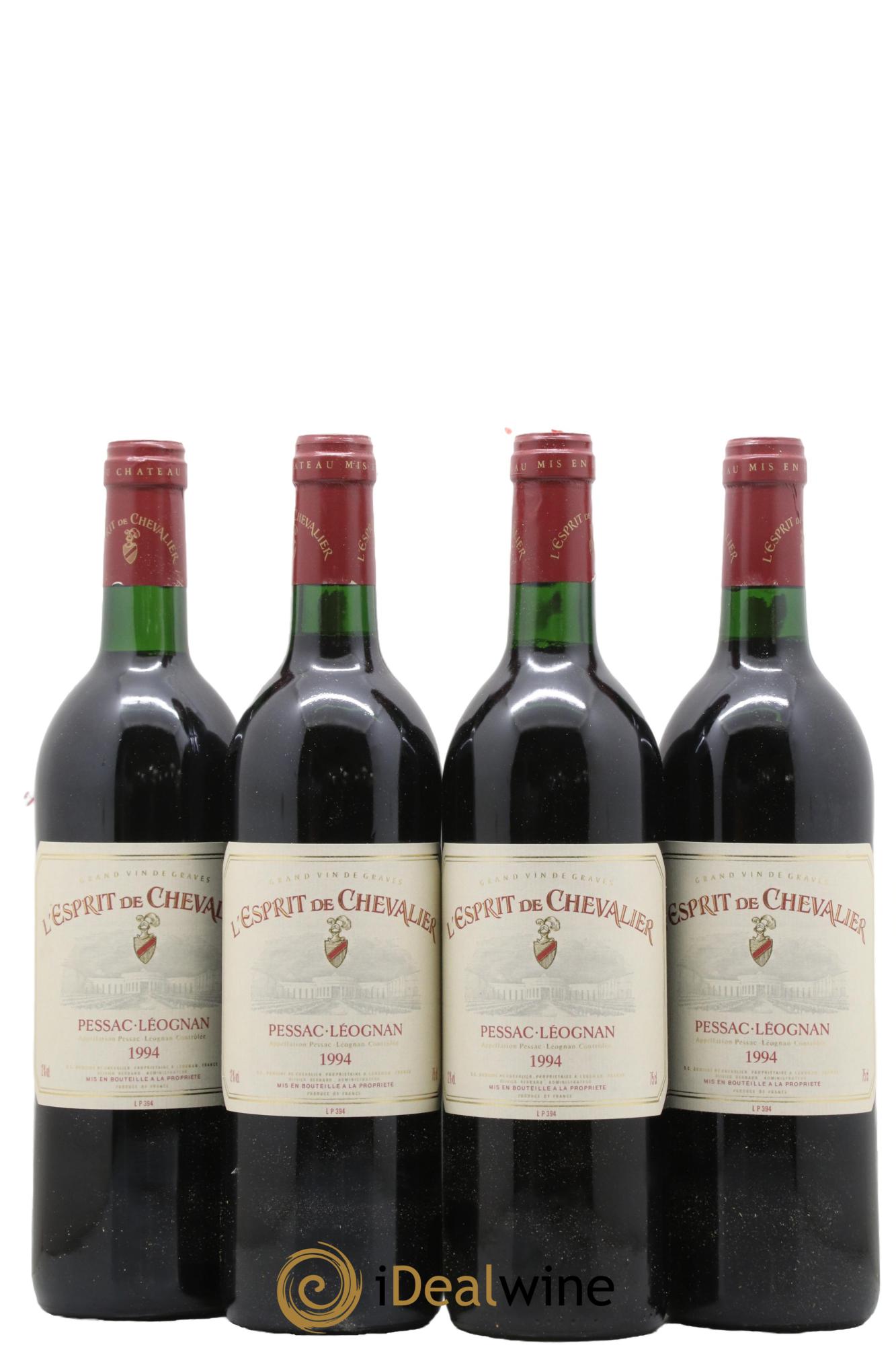 Esprit de Chevalier Second Vin 1994 - Lotto di 4 bottiglie - 0