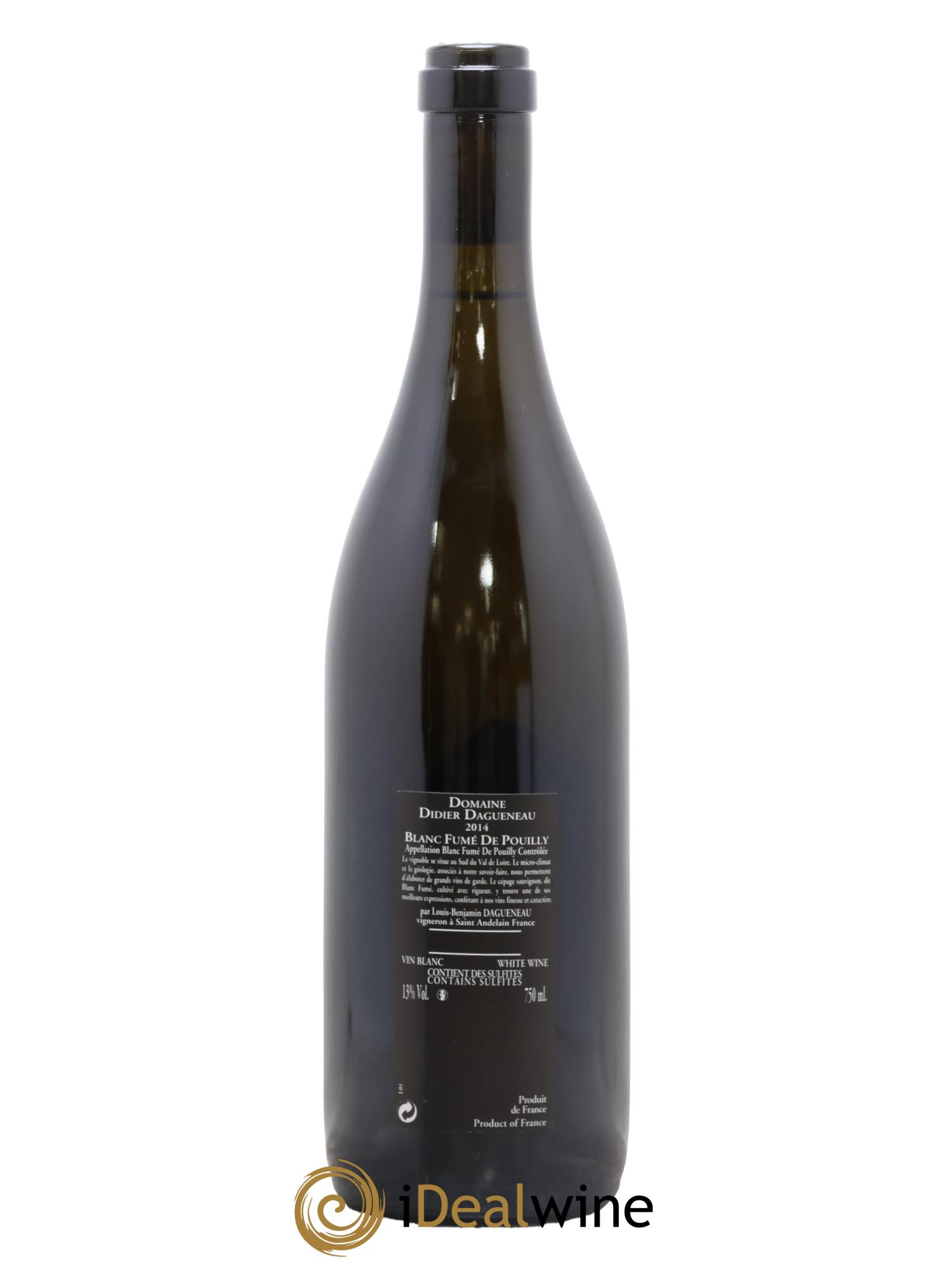 Vin de France (anciennement Pouilly-Fumé) Silex Dagueneau (Domaine Didier - Louis-Benjamin) 2014 - Lotto di 1 bottiglia - 1