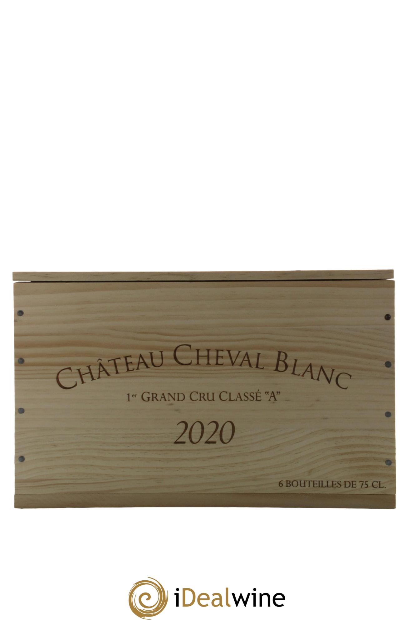 Château Cheval Blanc 1er Grand Cru Classé A 2020 - Lot de 6 bouteilles - 6
