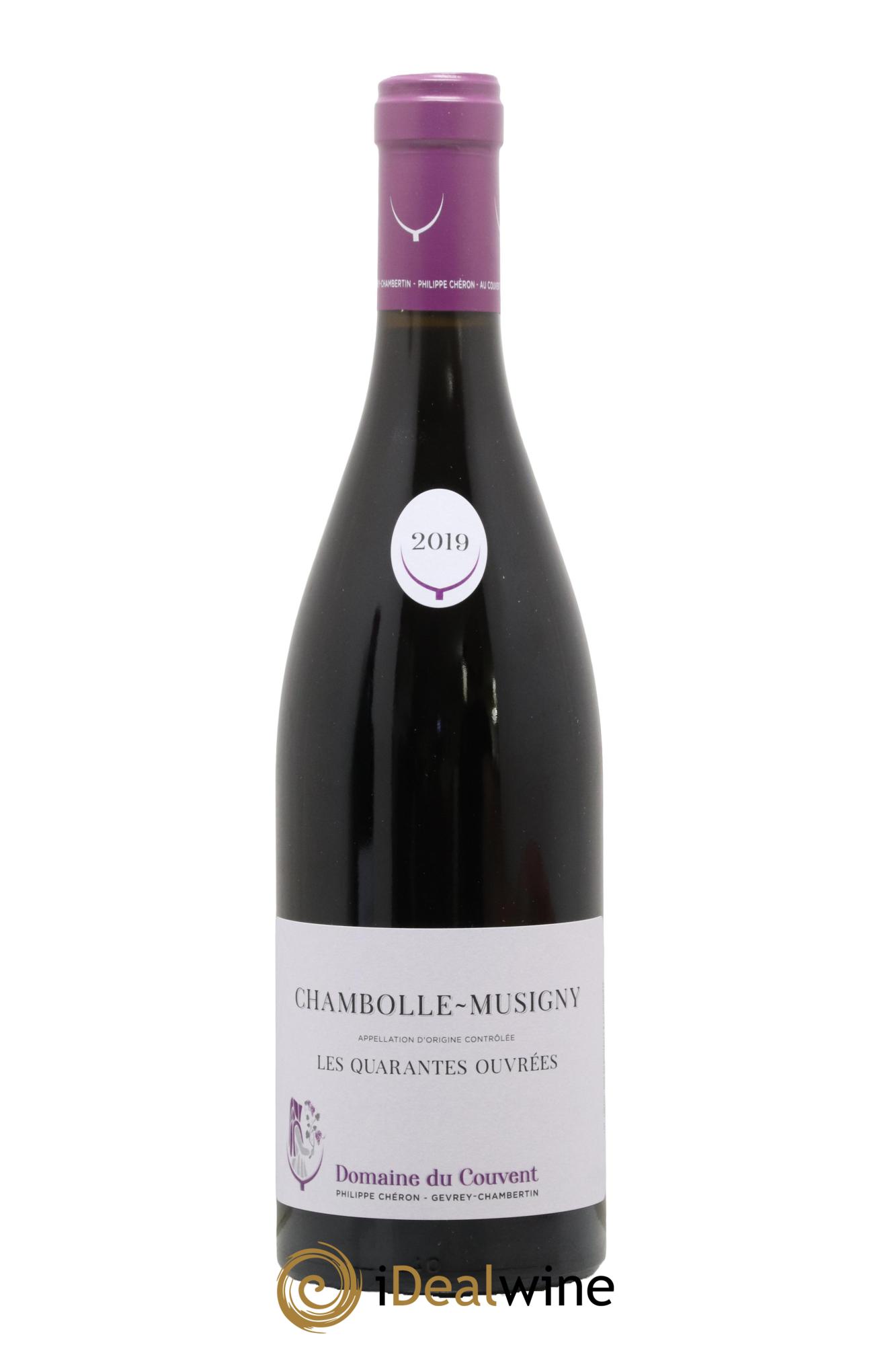 Chambolle-Musigny Les Quarantes Ouvrées Domaine du Couvent 2019 - Lot de 1 bouteille - 0