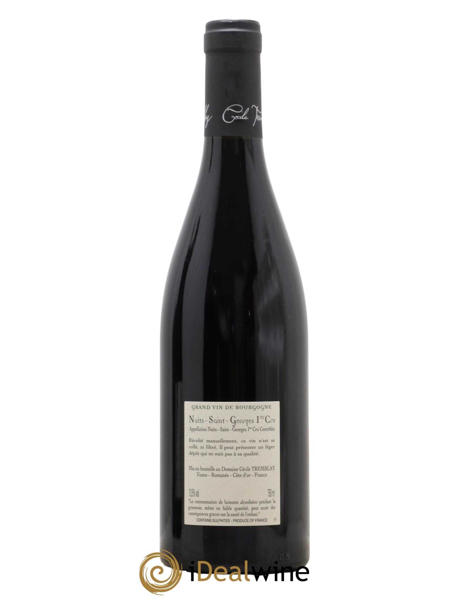 Nuits-Saint-Georges 1er Cru Les Murgers Cécile Tremblay 2020 - Lot de 1 bouteille - 1