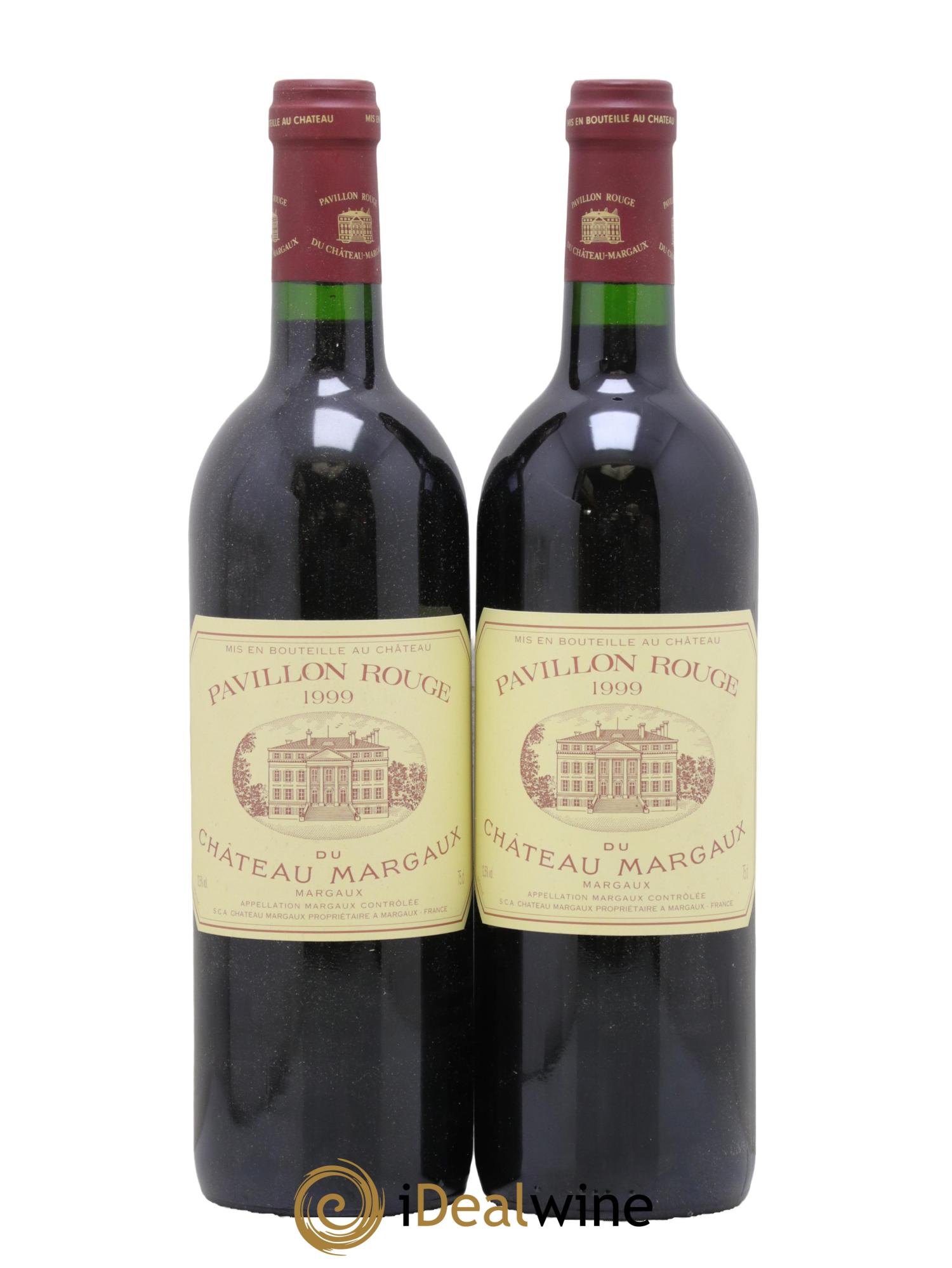 Pavillon Rouge du Château Margaux Second Vin 1999 - Lot of 2 bottles - 0