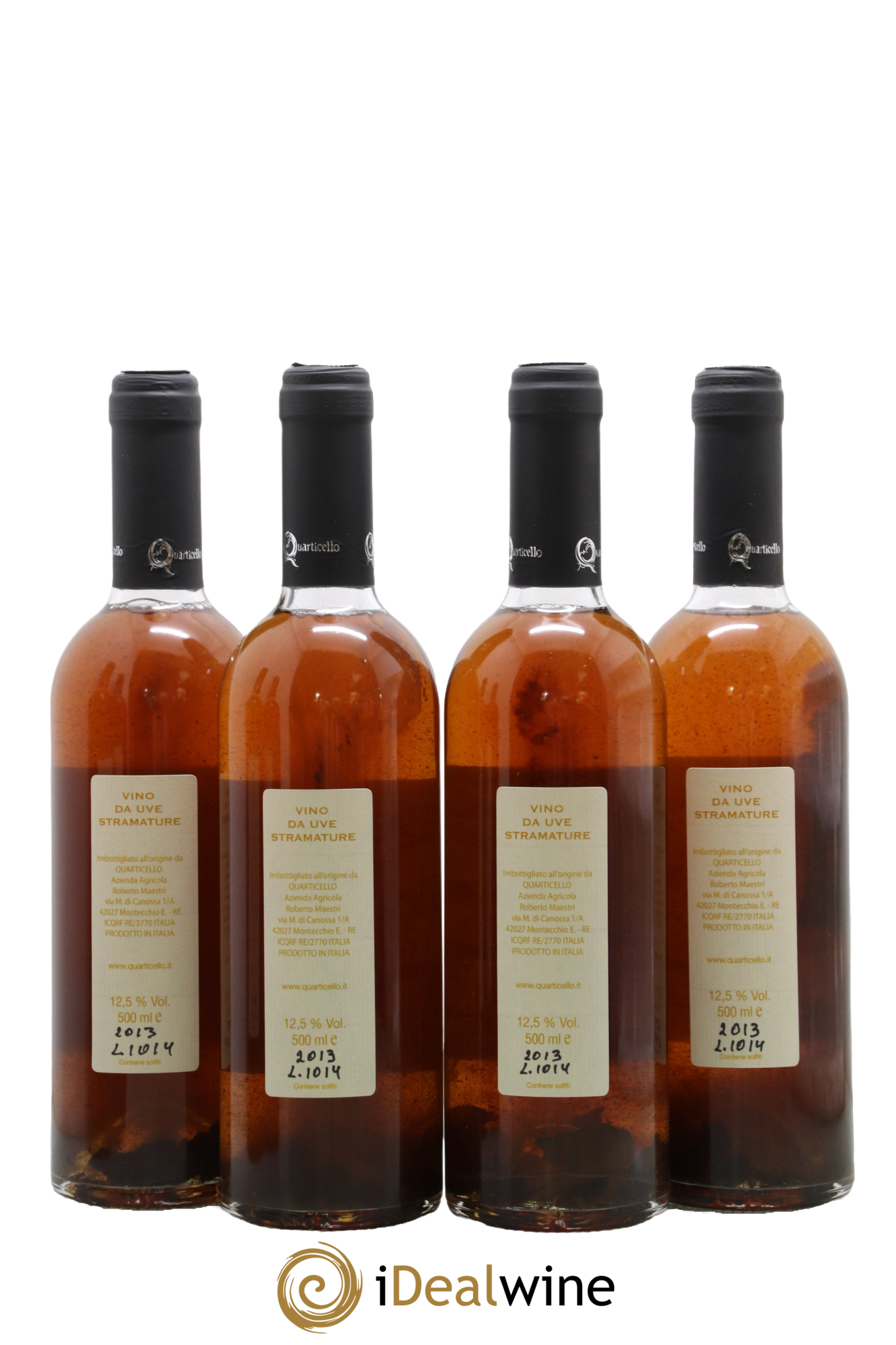 Italie IGT Vino da Uve Stramature Stradora Quarticello Azienda Agricola Roberto Maestri 2013 - Lot of 4 500ml formats - 1