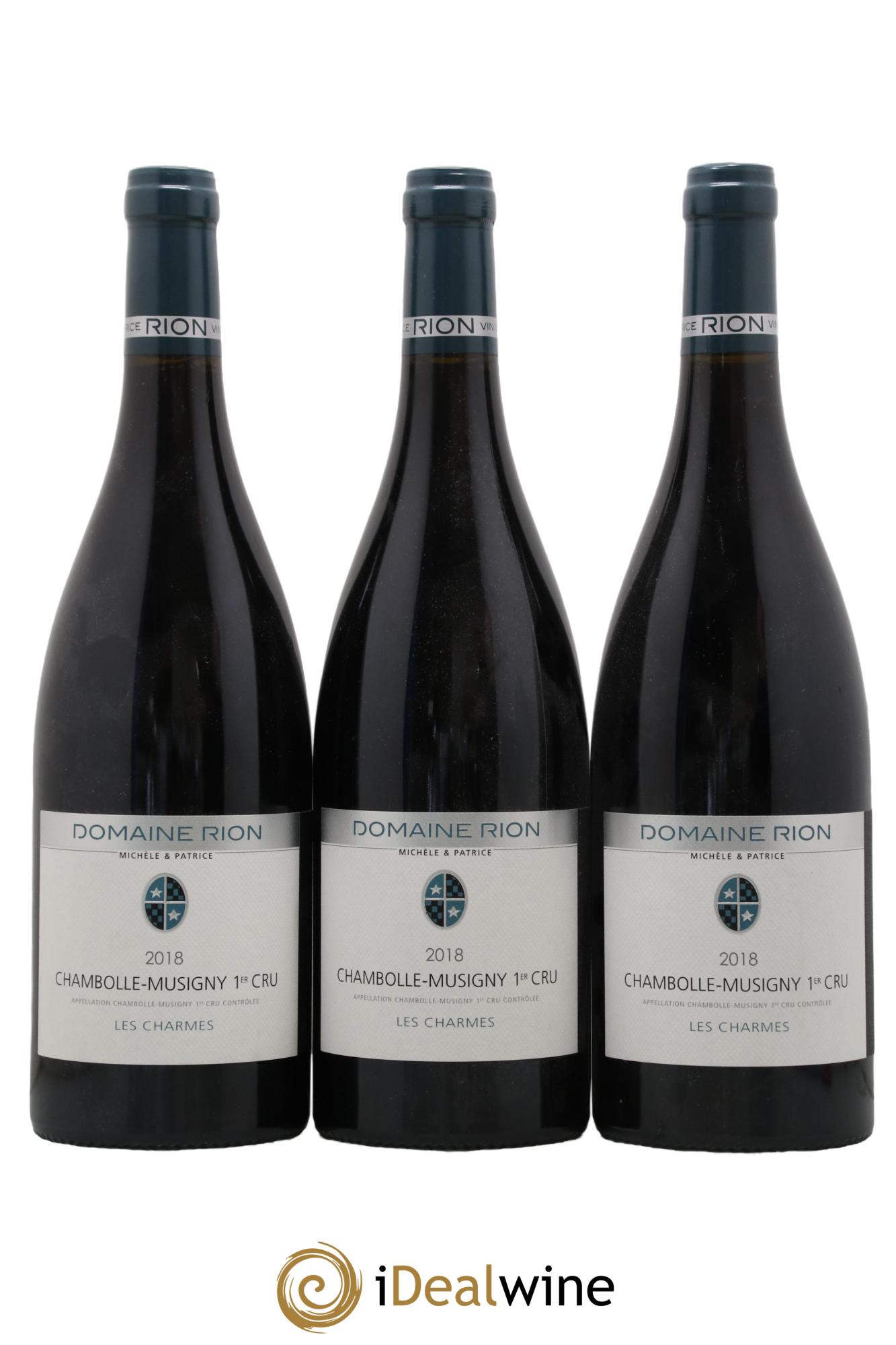 Chambolle-Musigny 1er Cru Les Charmes Patrice Rion (Domaine) 2018 - Lot de 3 bouteilles - 0
