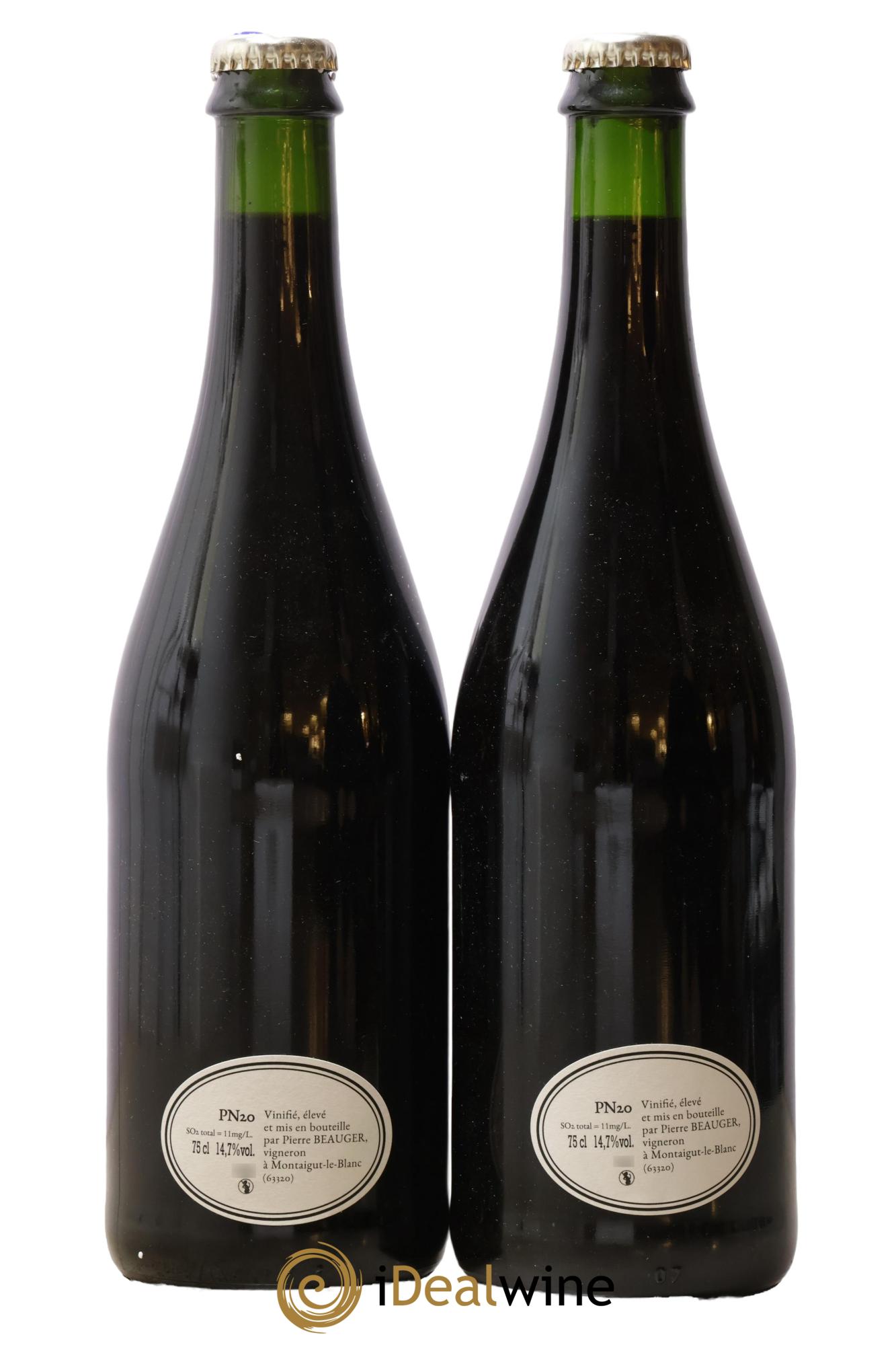 Vin de France Pinot noir Pierre Beauger 2020 - Posten von 2 Flaschen - 0