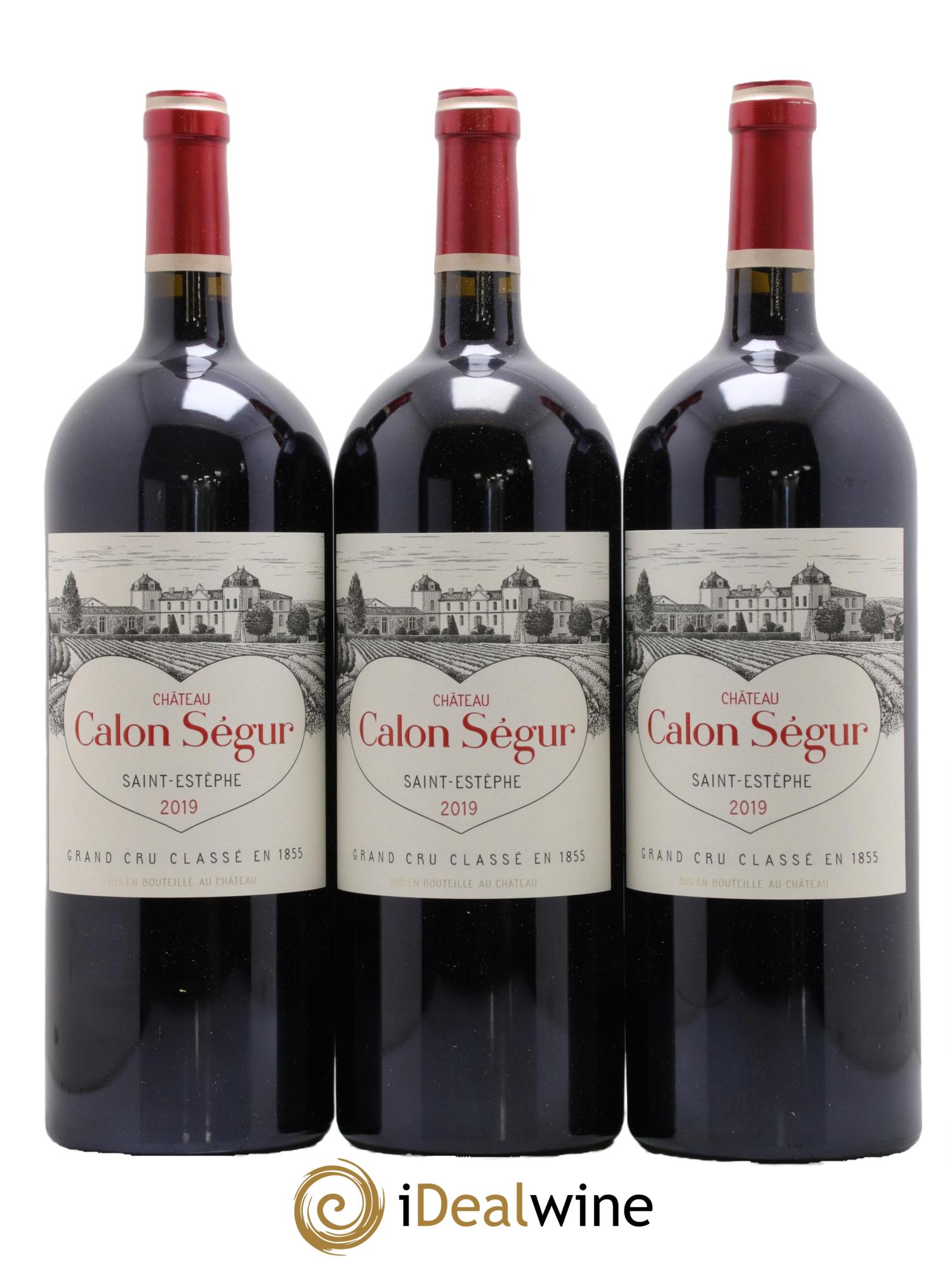Château Calon Ségur 3ème Grand Cru Classé 2019 - Lot of 3 magnums - 0