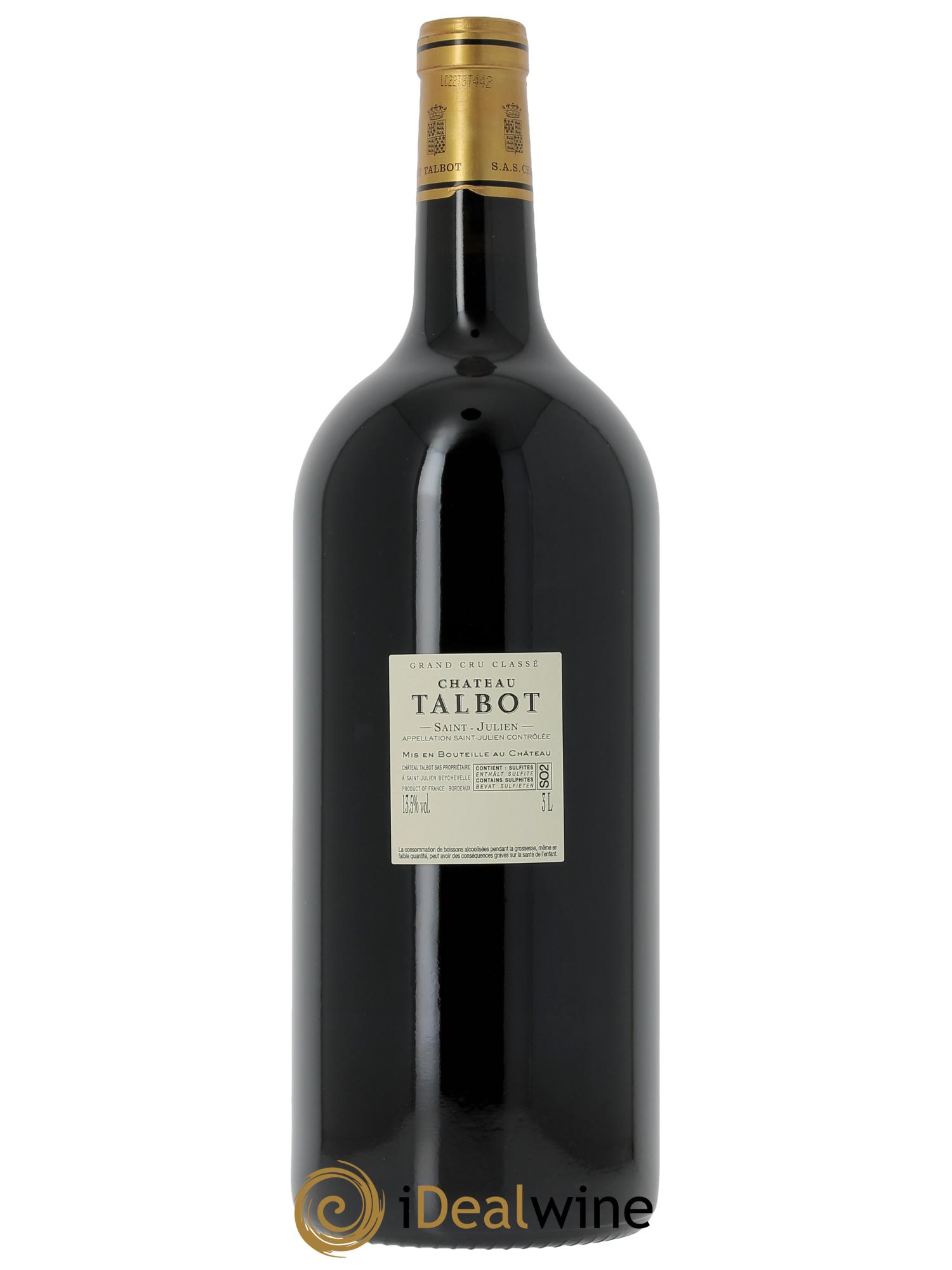 Château Talbot 4ème Grand Cru Classé  2023 - Lot de 1 double magnum - 2