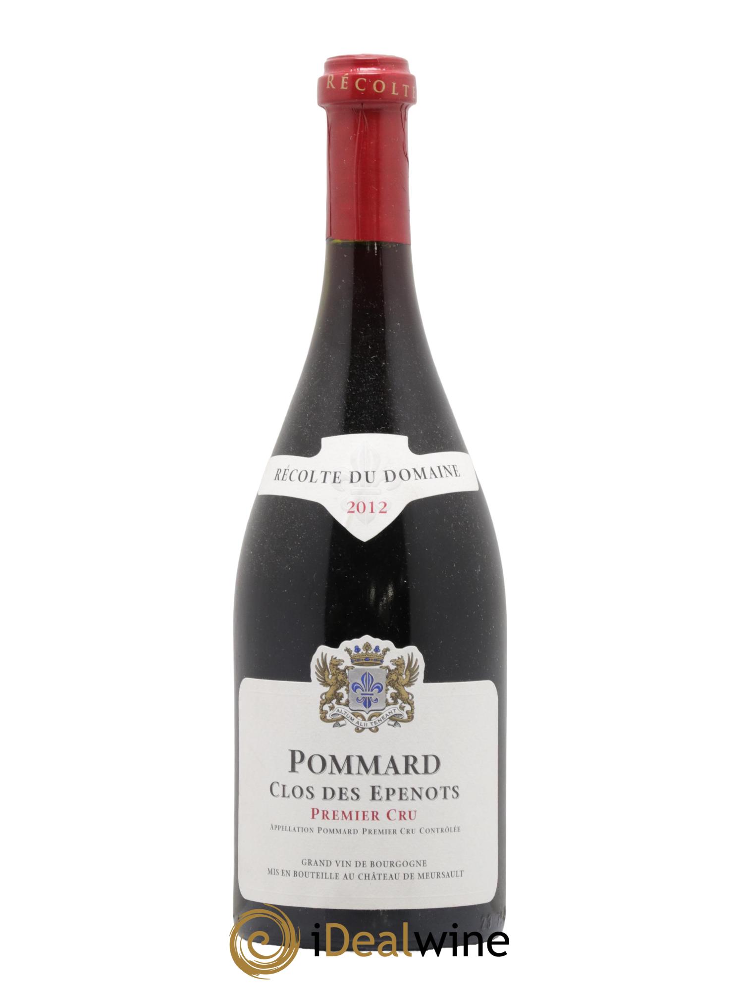 Pommard 1er Cru Clos des Epenots Château de Meursault 2012 - Lot de 1 bouteille - 0