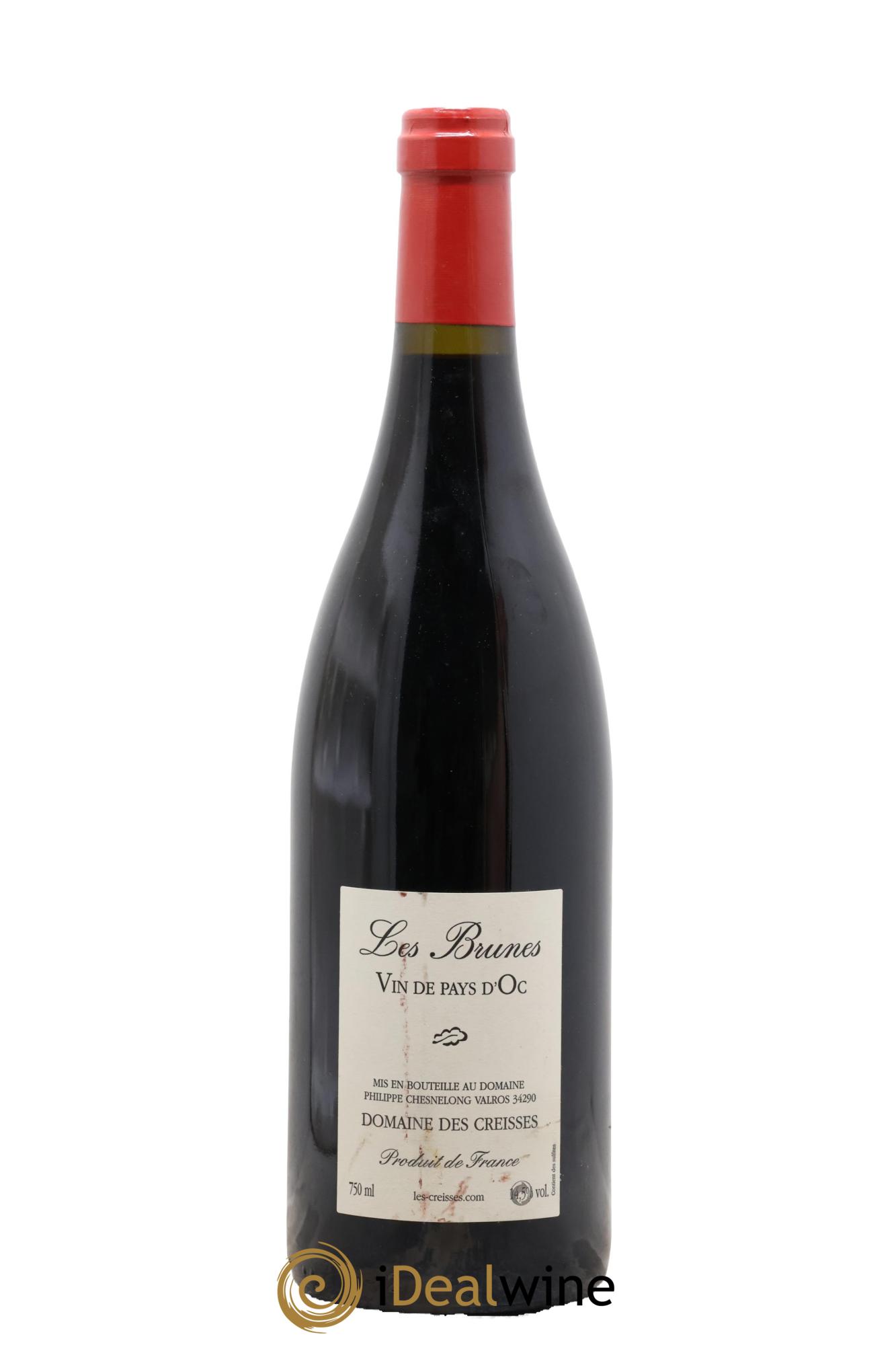 Vin de France Les Brunes Les Creisses (Domaine) 2005 - Lot de 1 bouteille - 1
